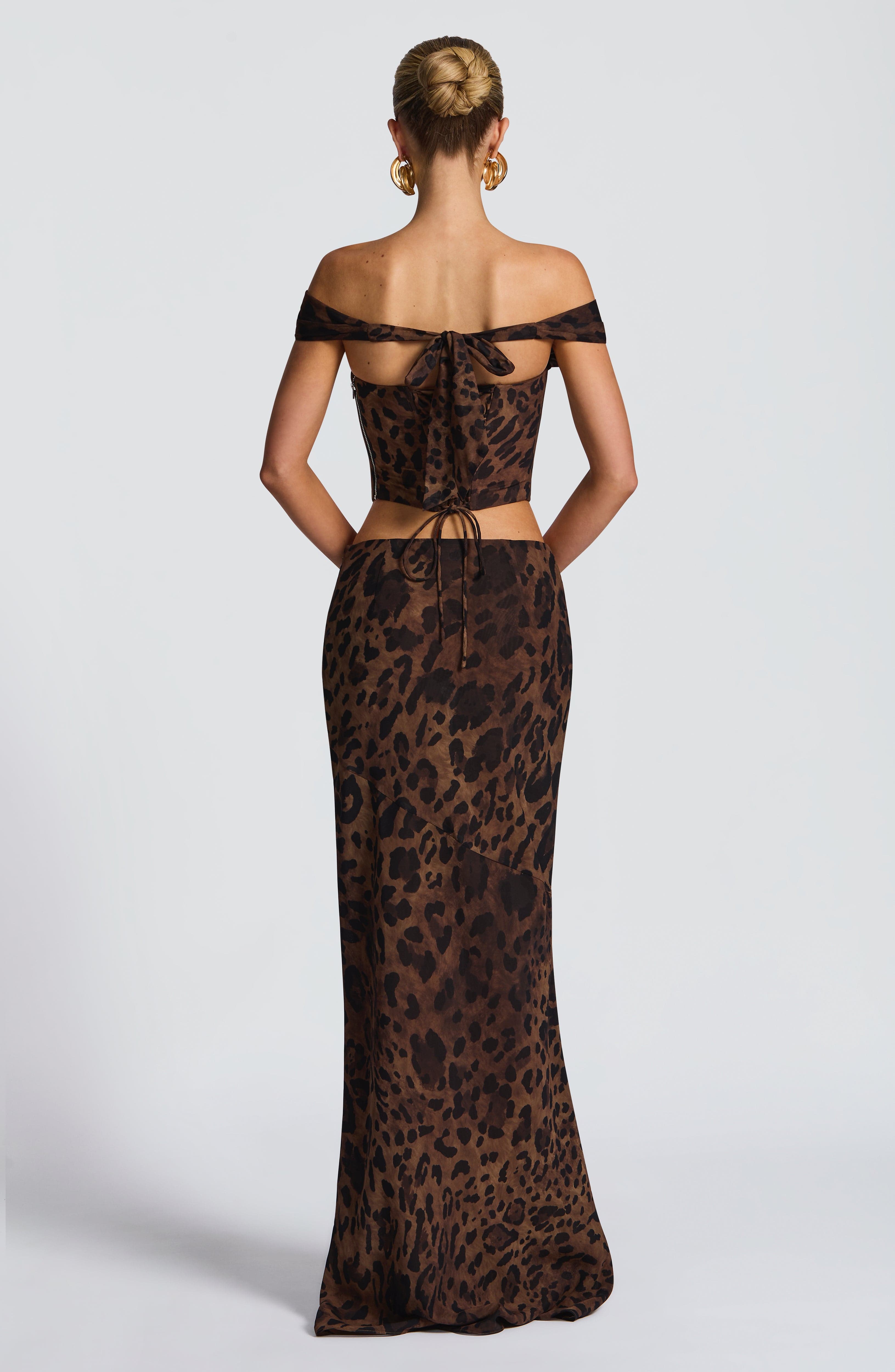 Chrysoula Maxi Skirt - Leopard Print - Image 3