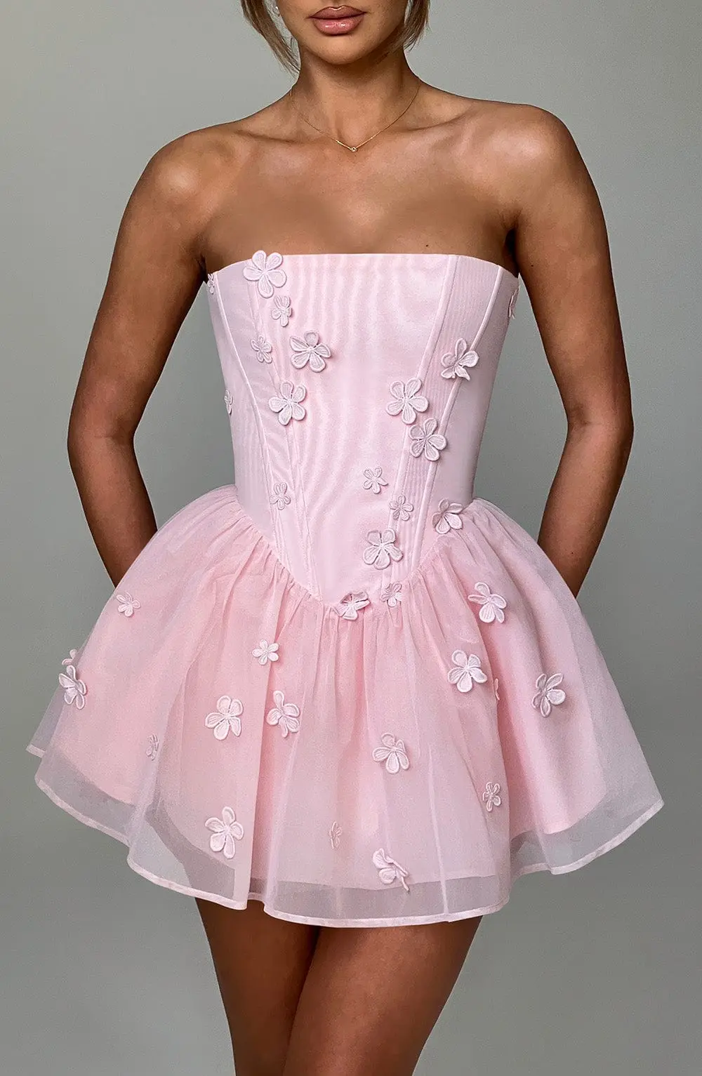 Justina Playsuit - Blush - Image 2