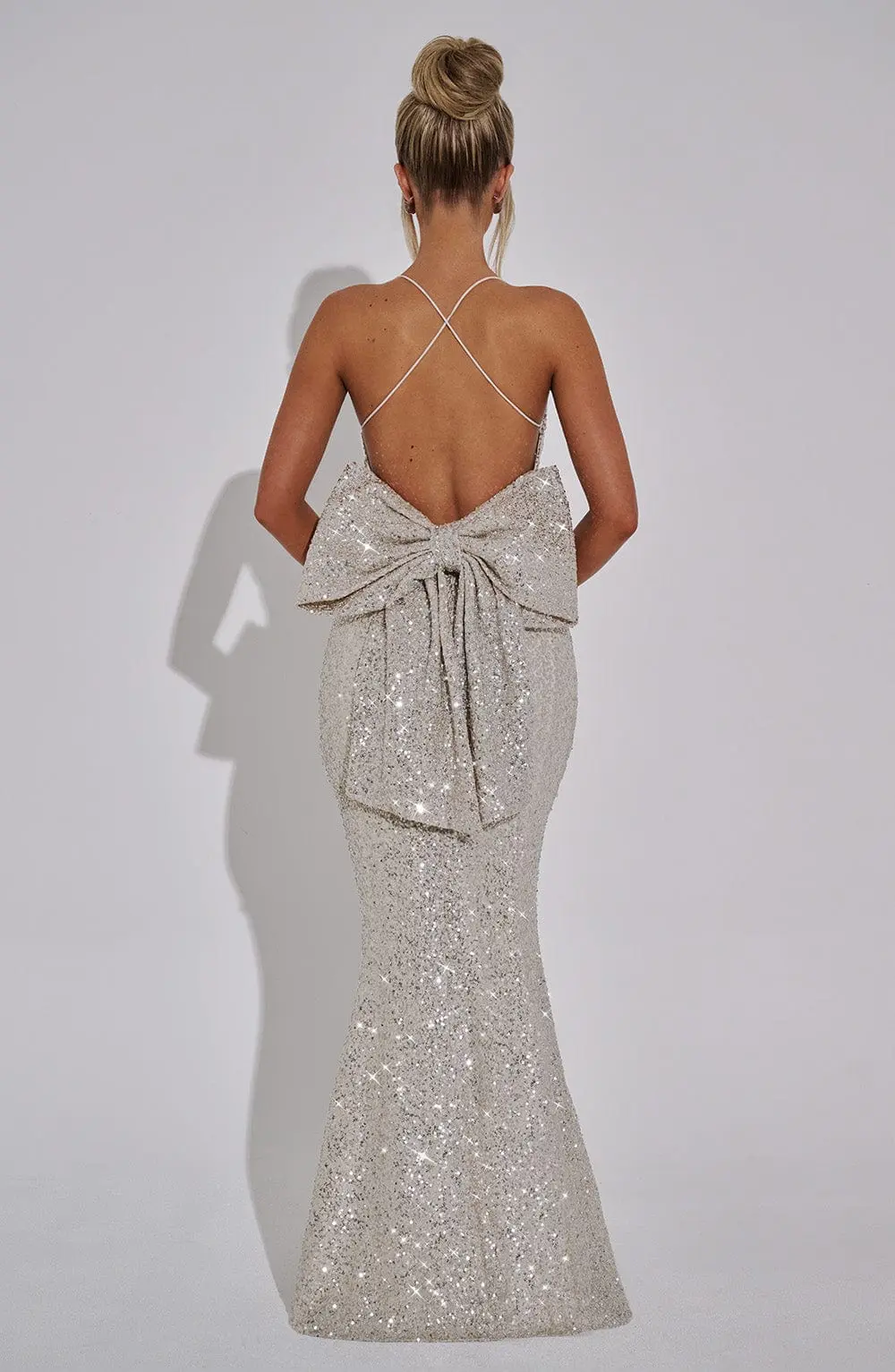 Meridith Maxi Dress - Champagne - Image 6