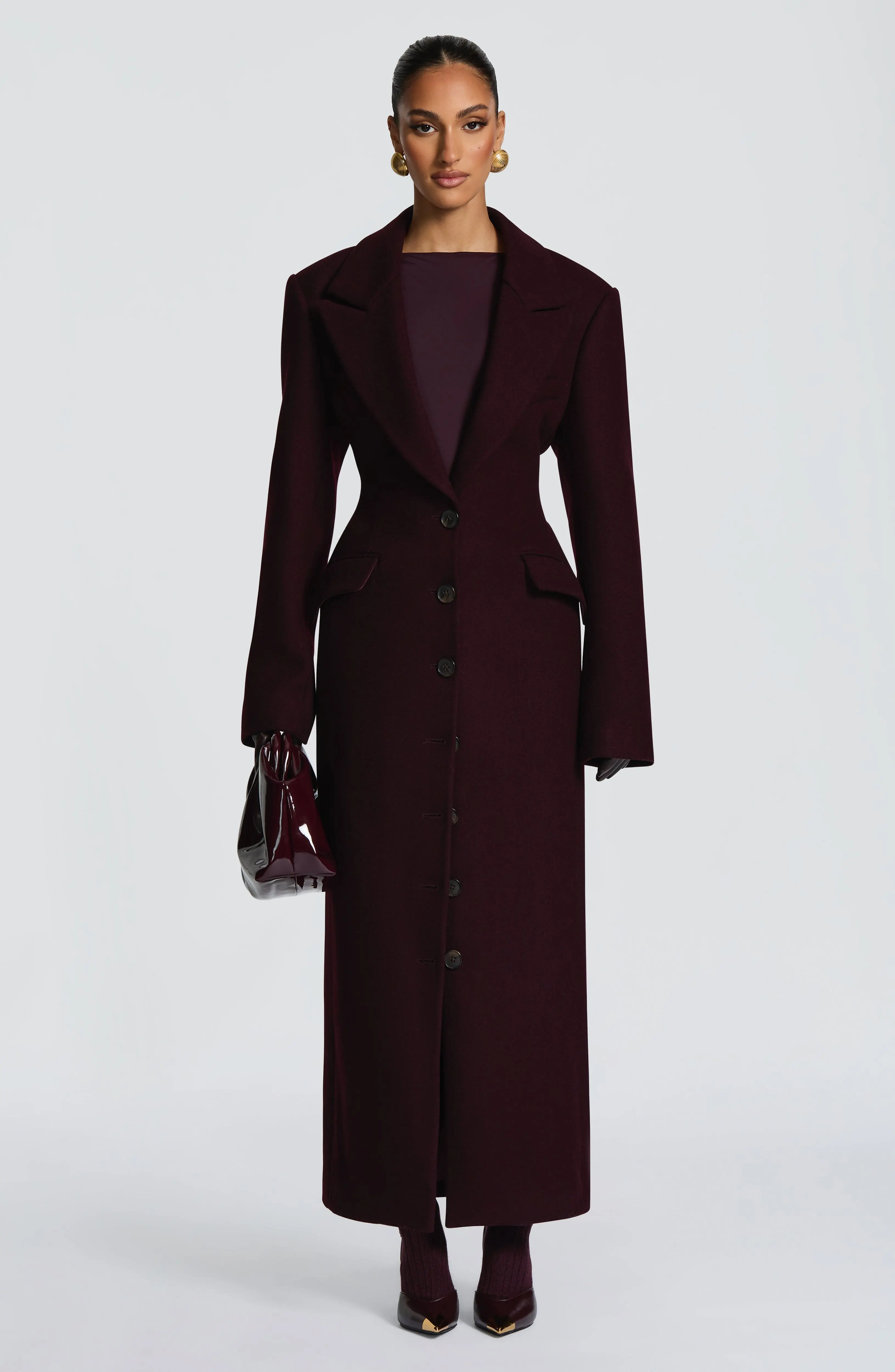Ursula Coat - Plum