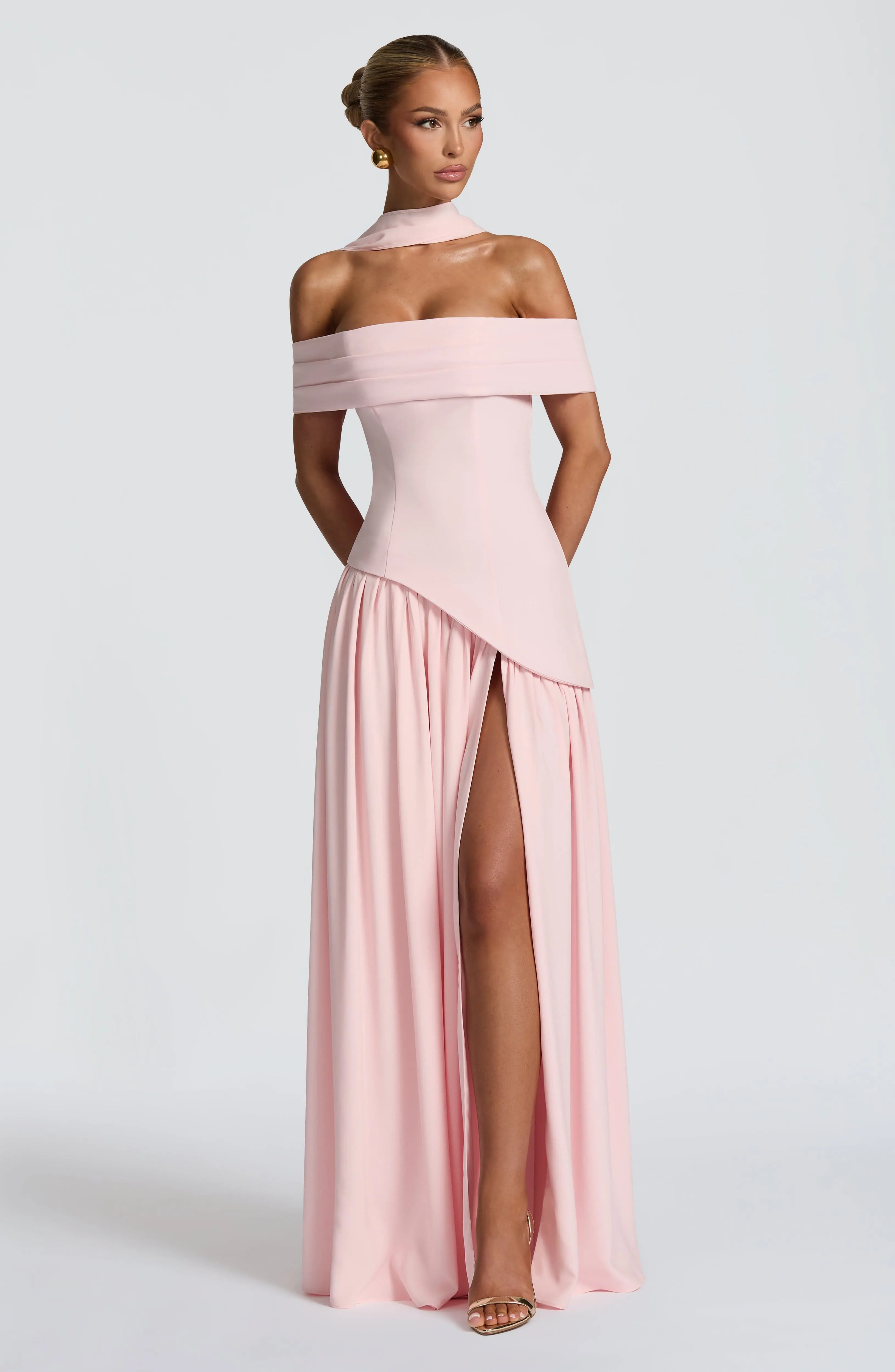 Delilah Maxi Dress - Blush - Image 8
