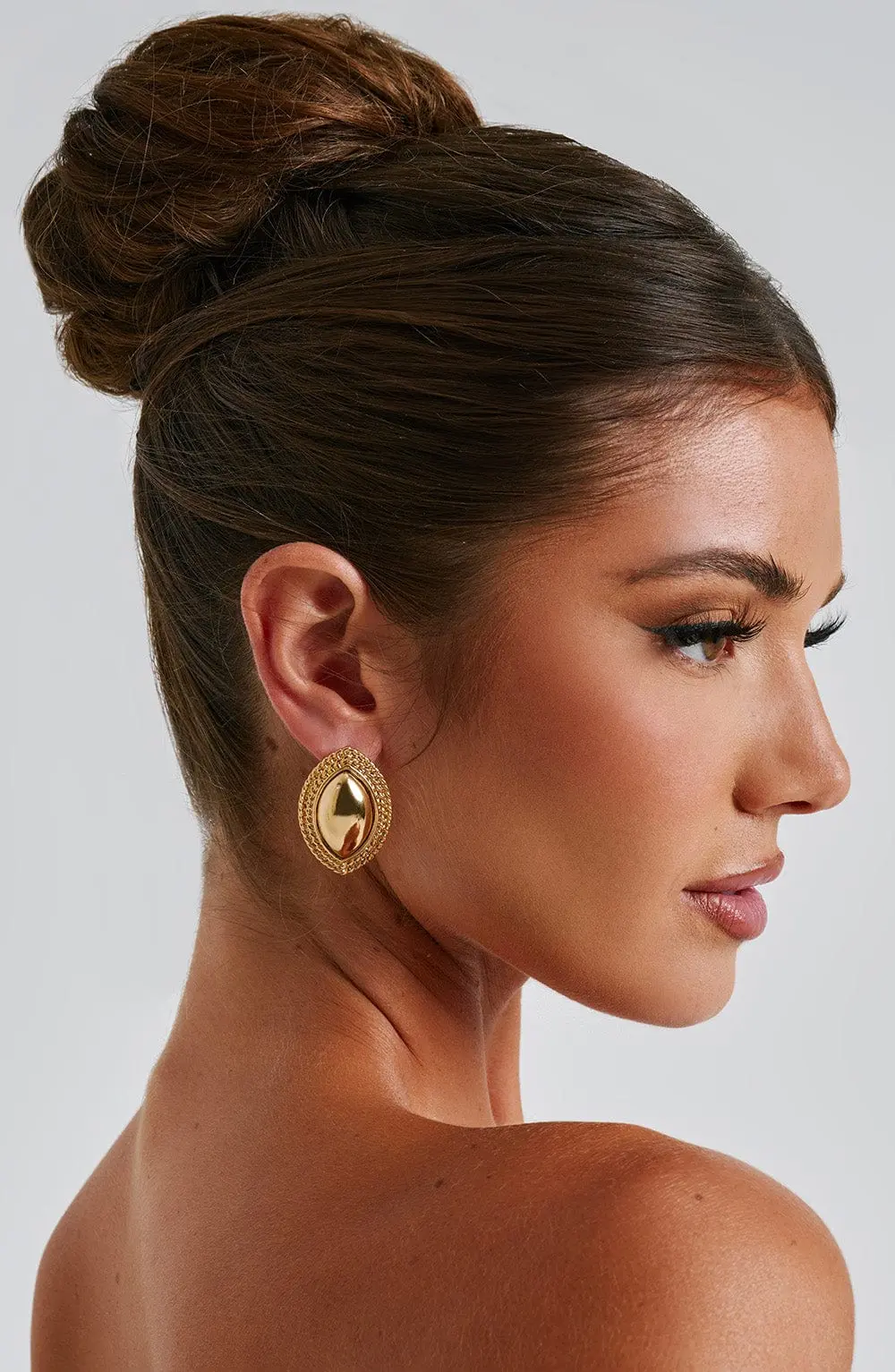Azra Earrings - Gold - Image 2
