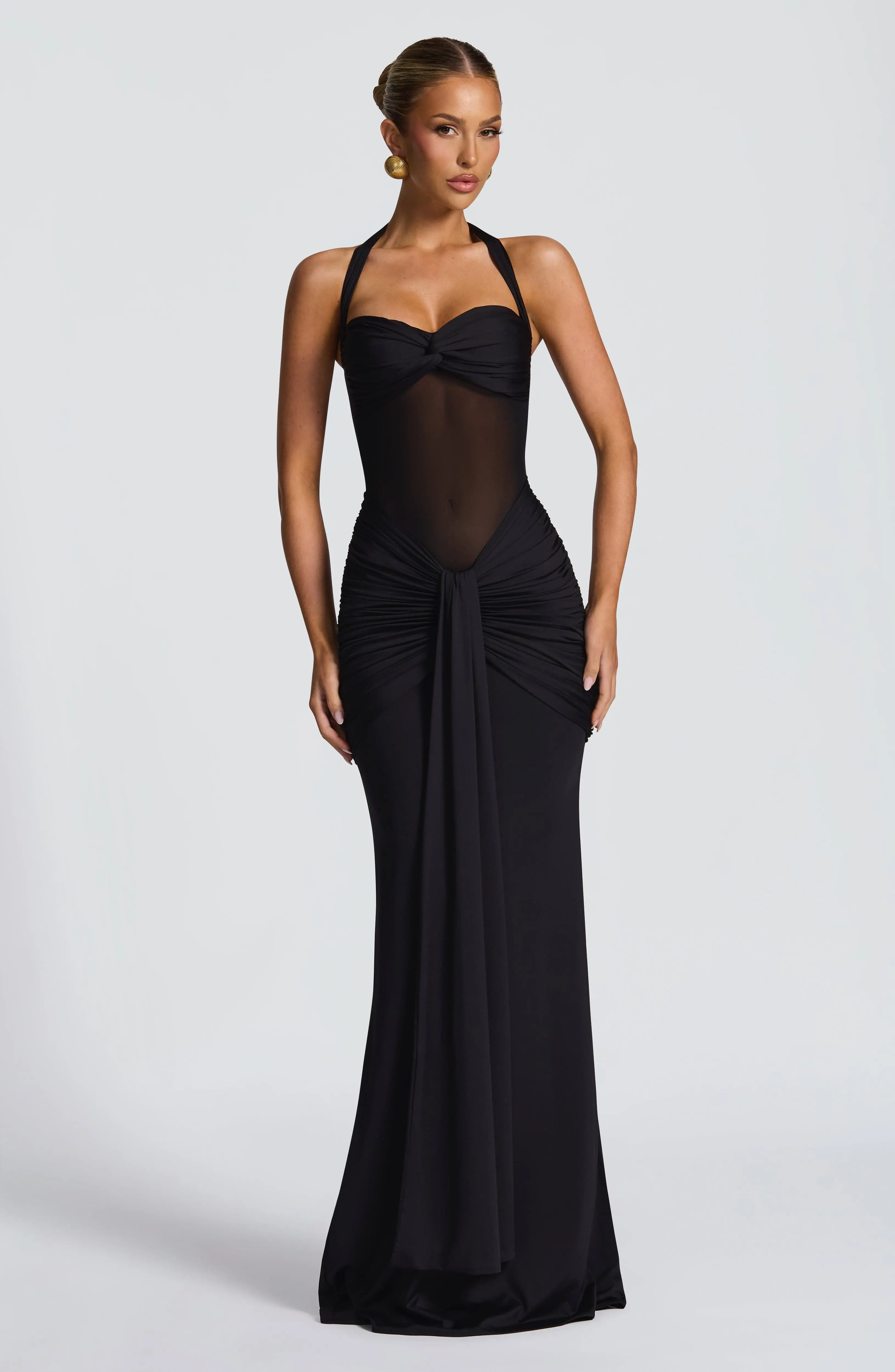 Vixen Maxi Dress - Black - Image 5