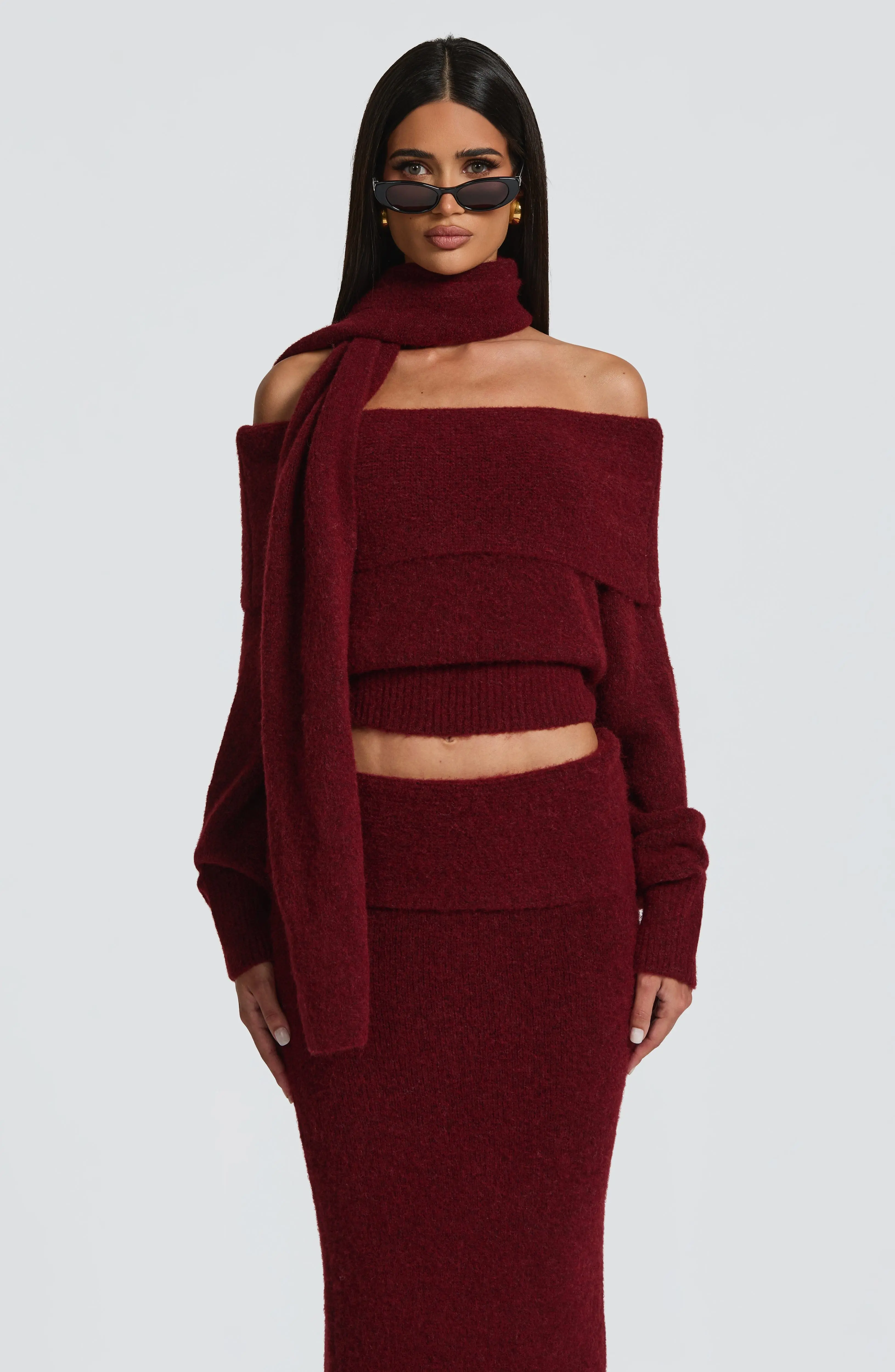 Andie Top - Burgundy - Image 2