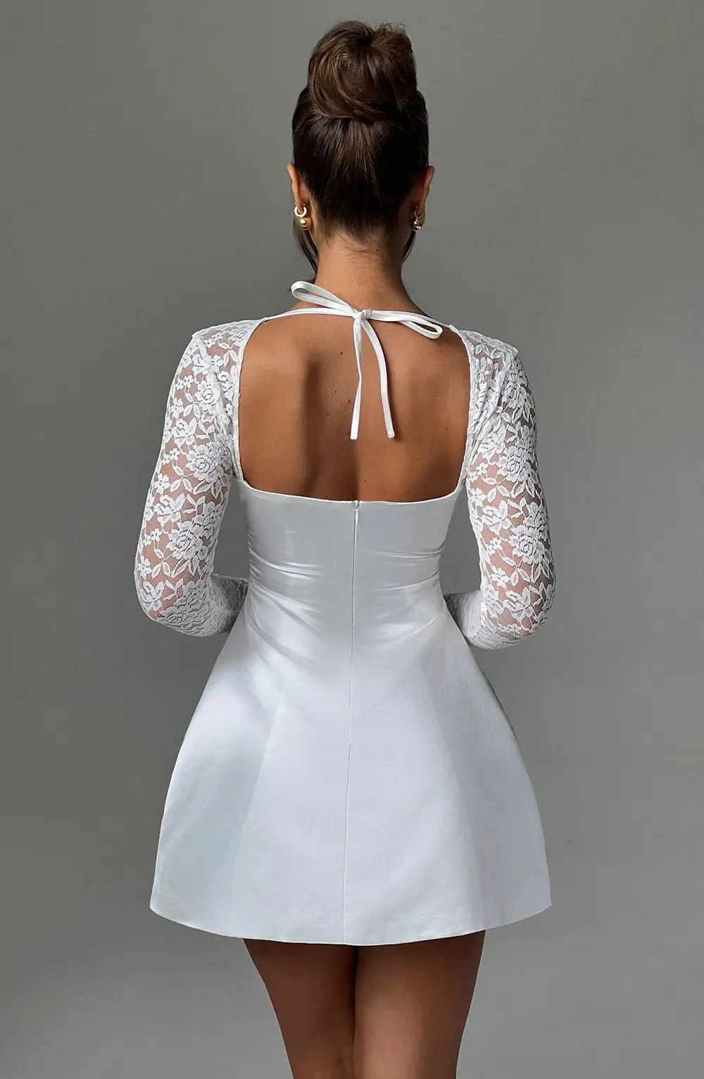 Sadie Mini Dress - Ivory - Image 2