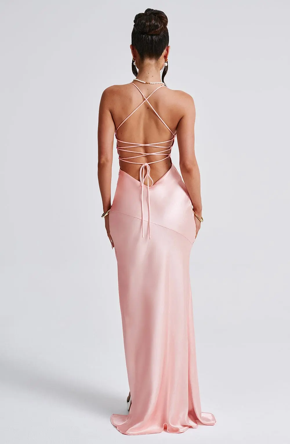 Isobel Maxi Dress - Blush - Image 10
