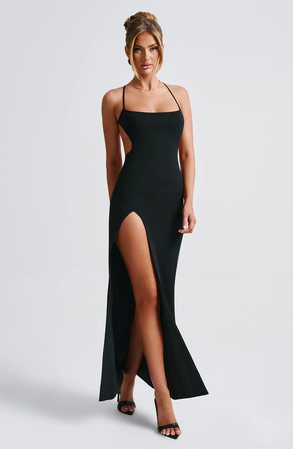 Beatrix Maxi Dress - Black - Image 5