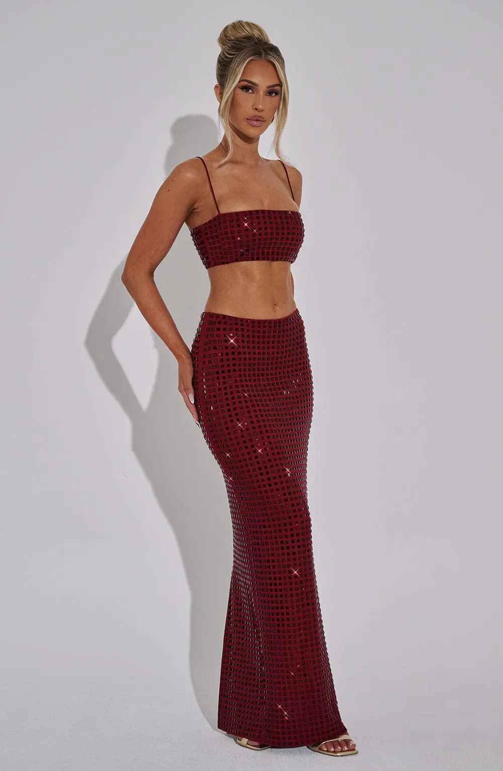 Dimity Top - Wine - Image 5