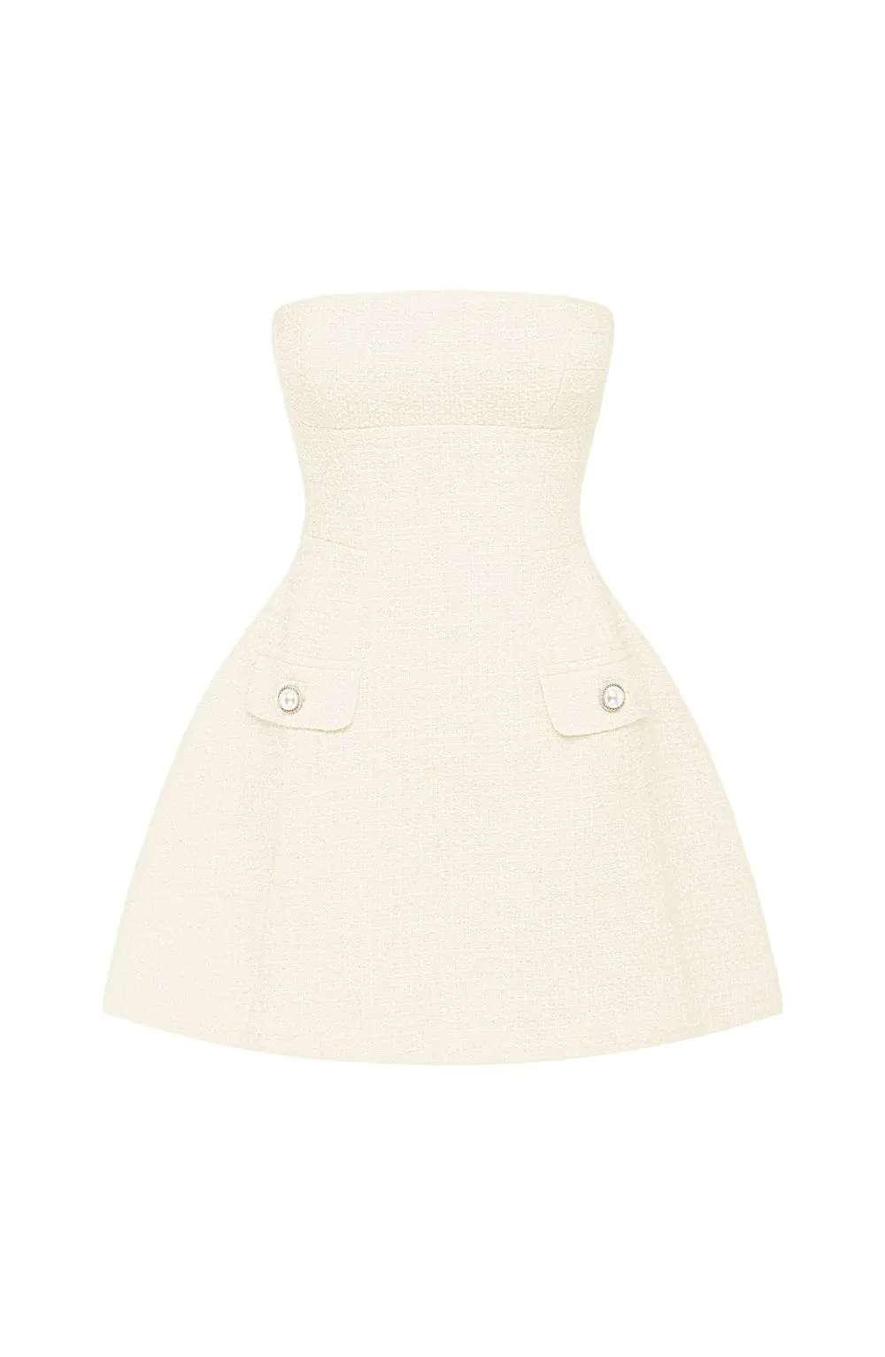 Lottie Mini Dress - Ivory - Image 8