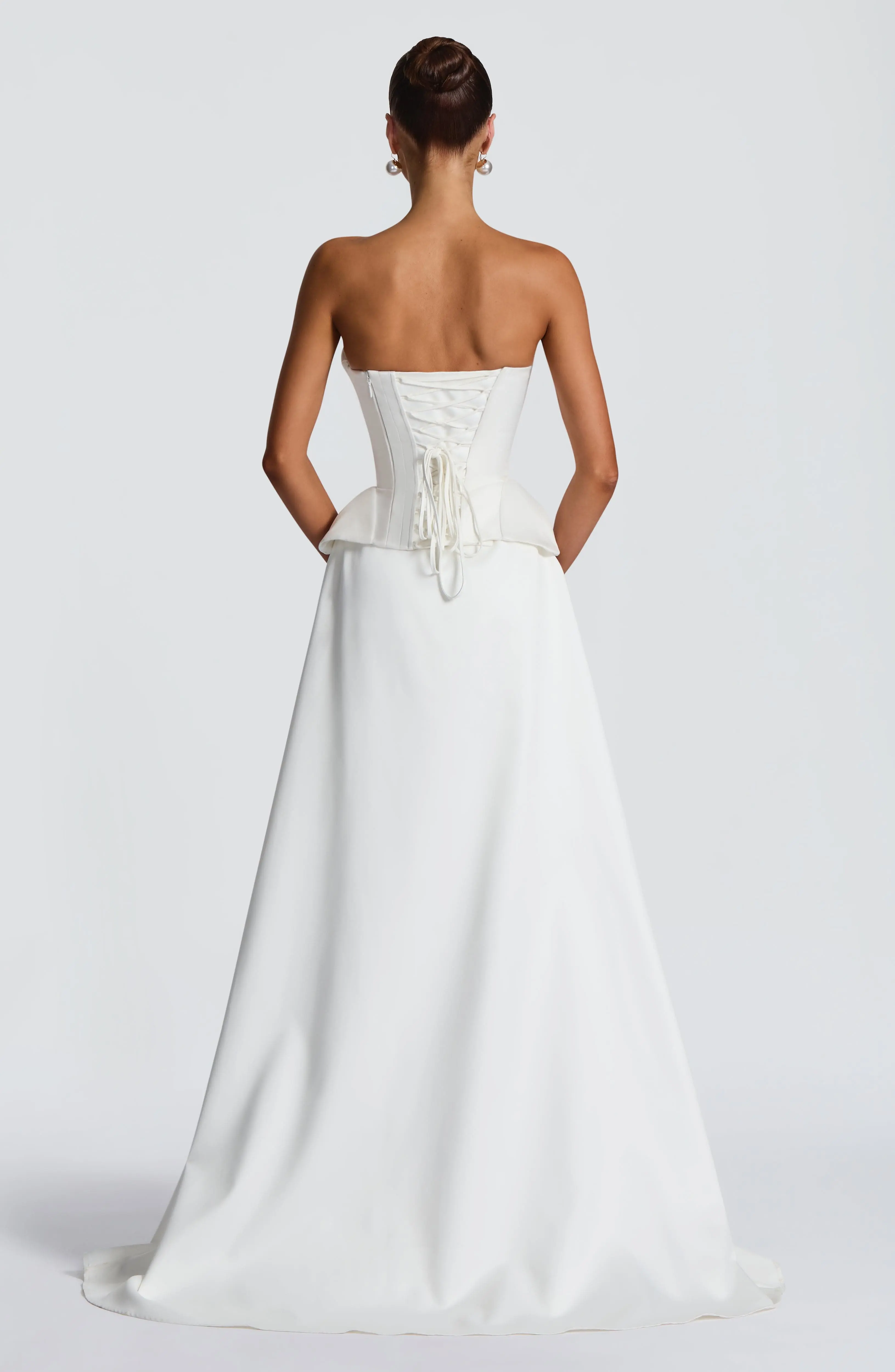 Neri Skirt Train - Ivory - Image 5