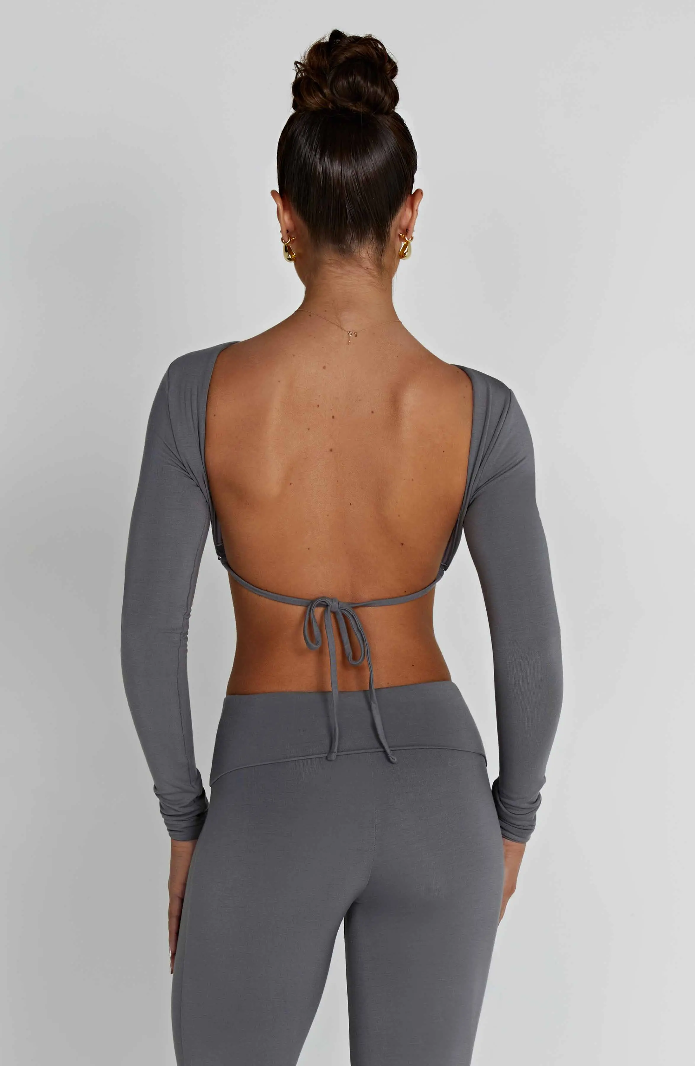 Sahra Top - Charcoal - Image 6