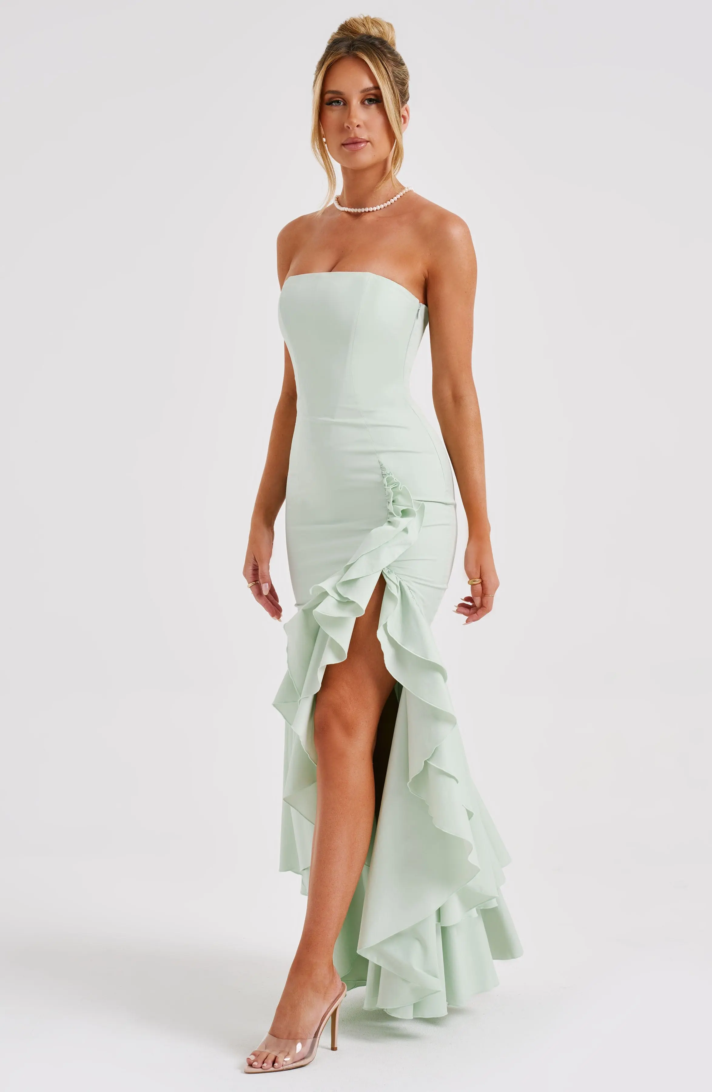 Angelina Maxi Dress - Sage - Image 2