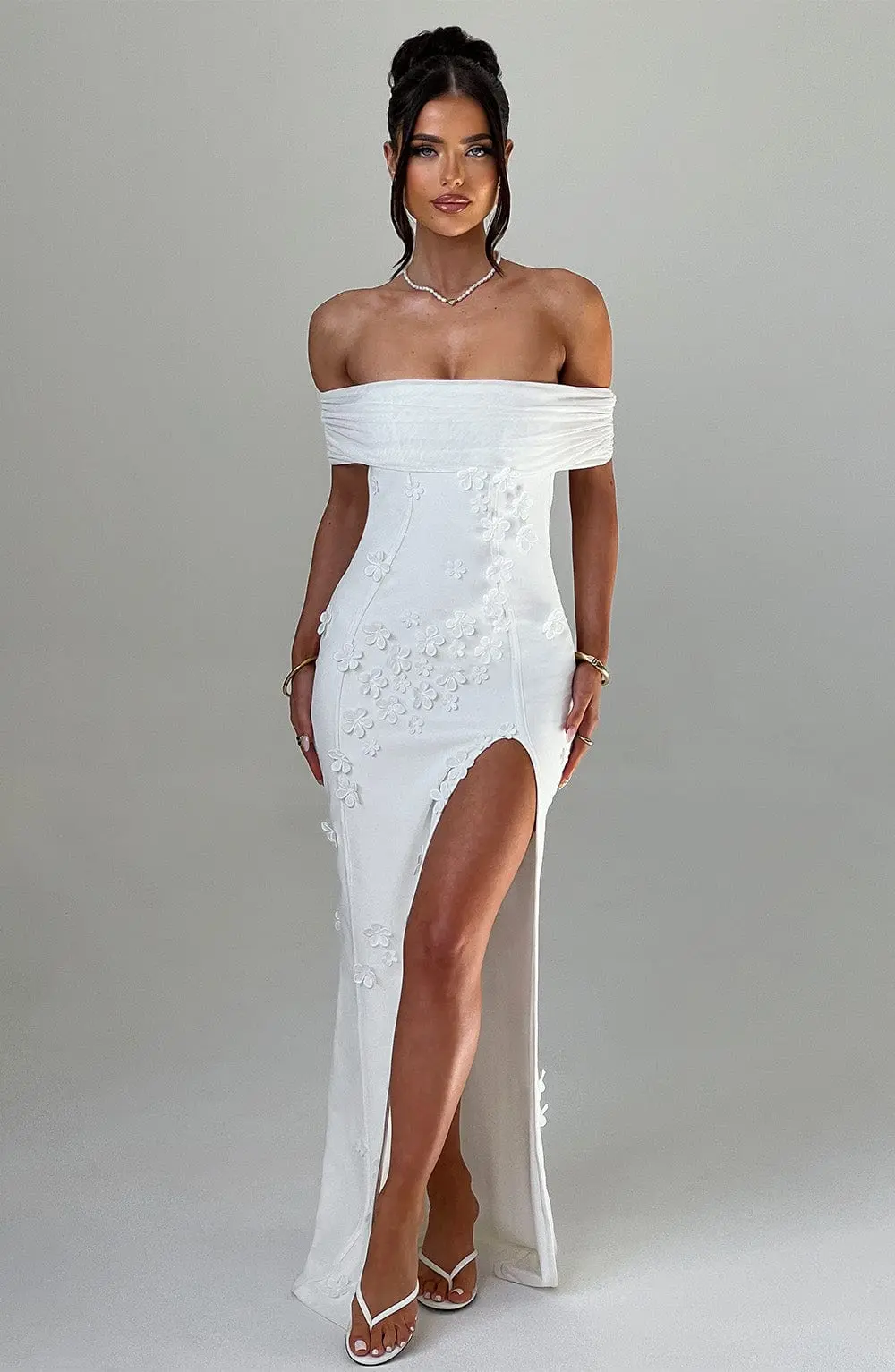 Milani Maxi Dress - Ivory - Image 4
