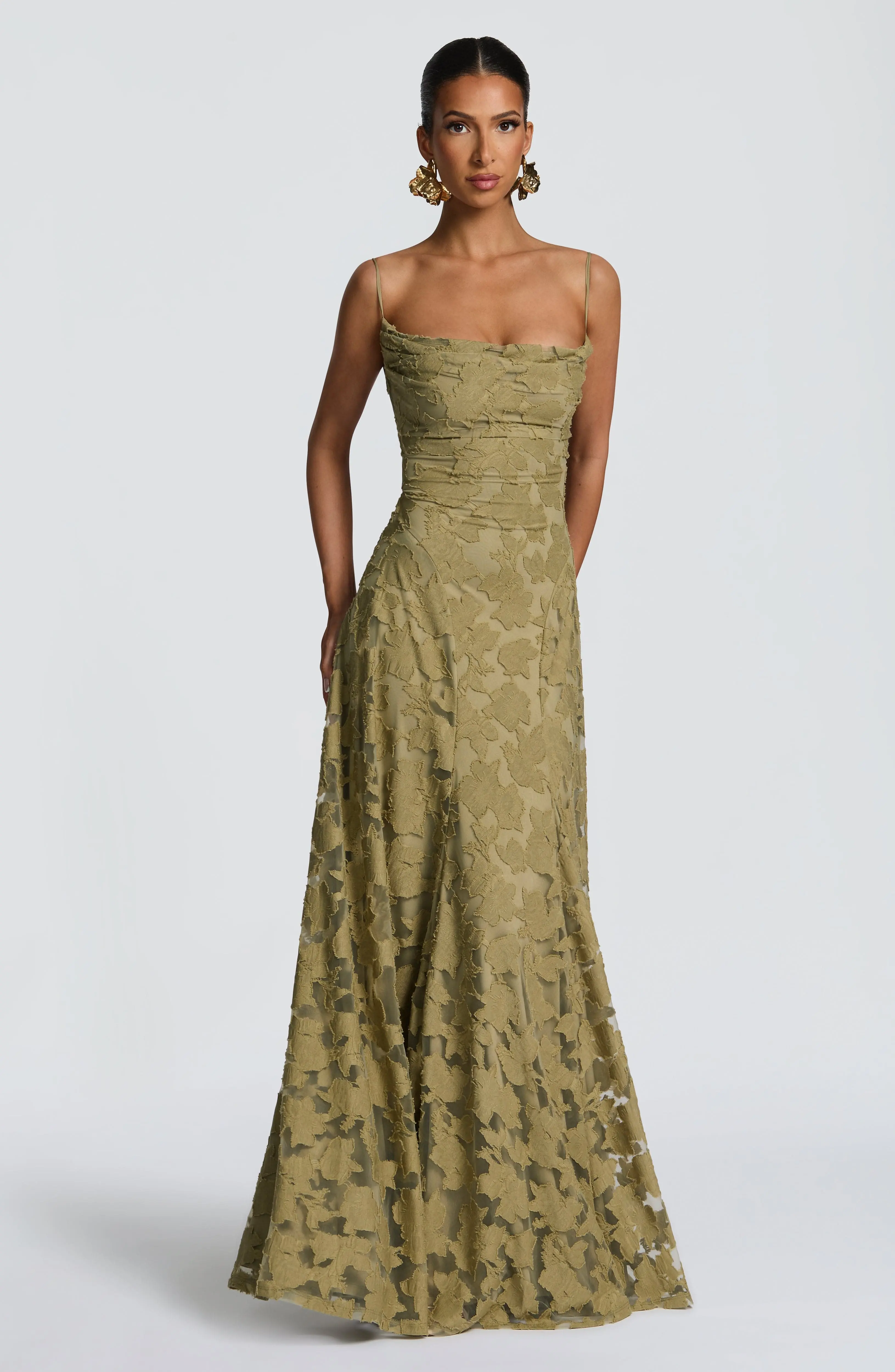 Francis Maxi Dress - Sage - Image 10
