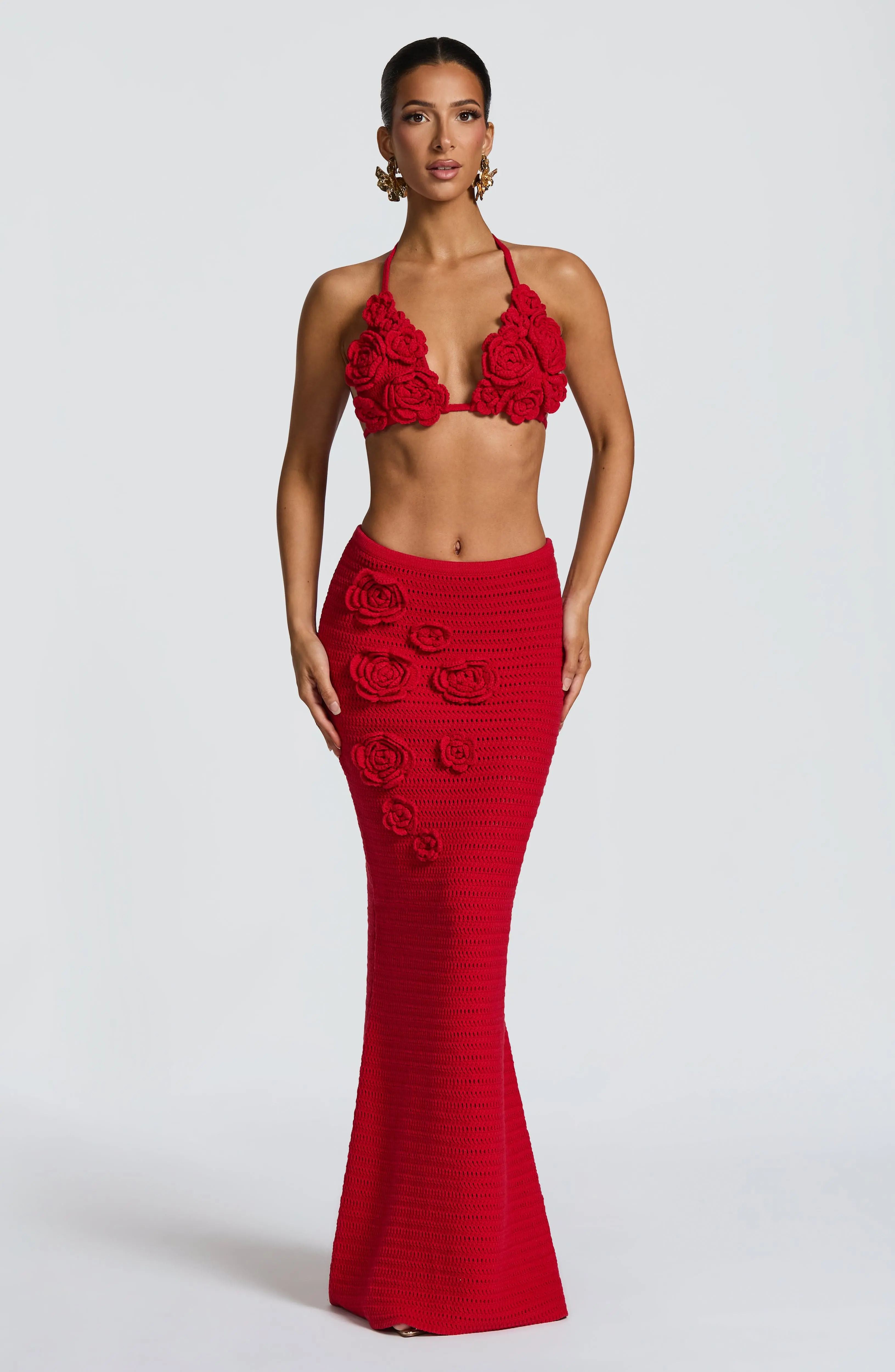 Nerida Top - Red - Image 5