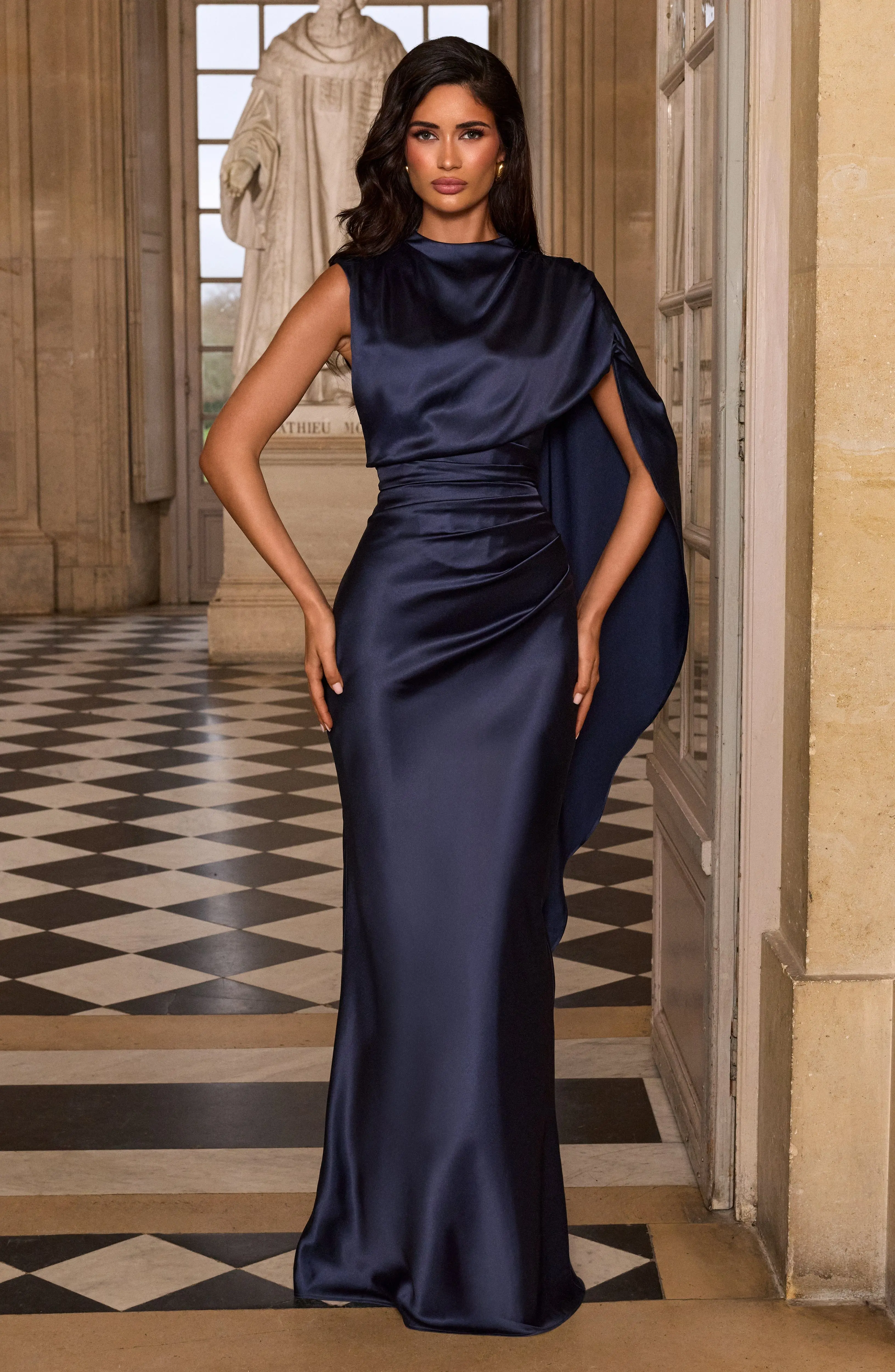 Avendra Maxi Dress - Navy - Image 7