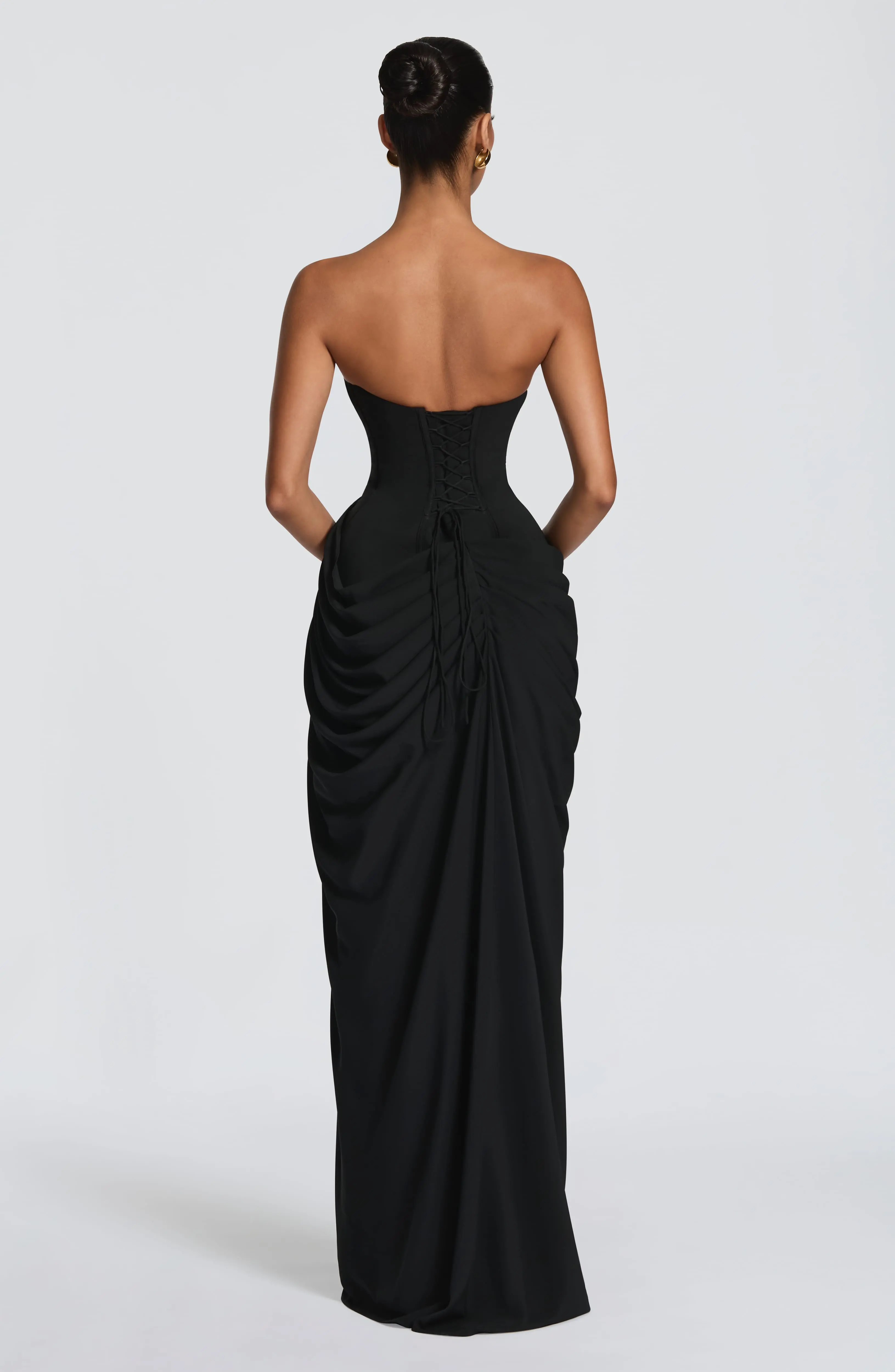 Cyra Maxi Dress - Black - Image 2