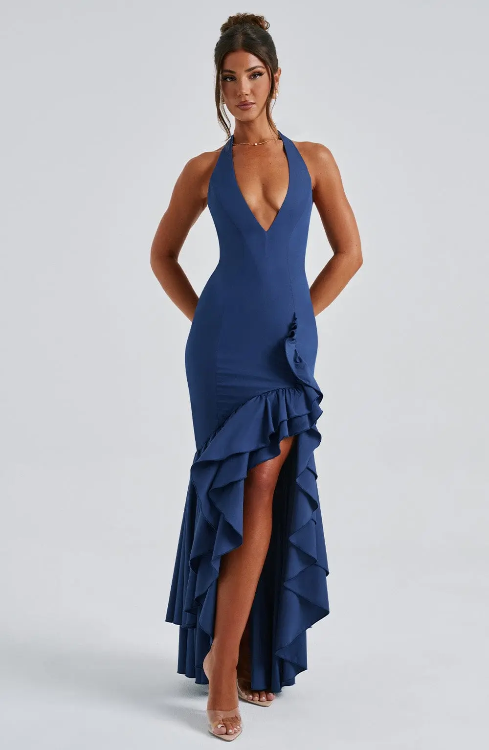 Veronique Maxi Dress - Navy - Image 8