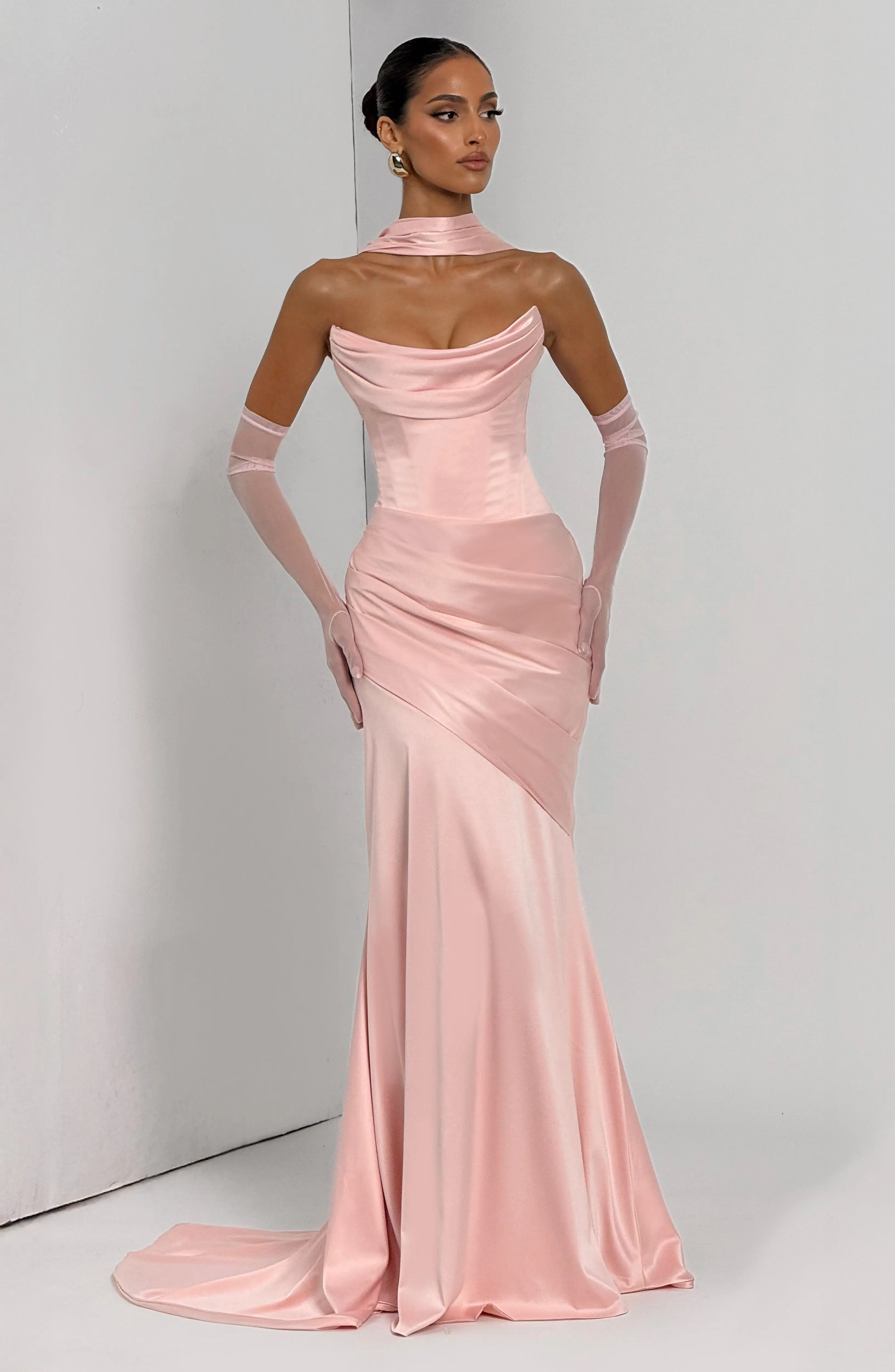 Kensington Maxi Dress - Blush - Image 7