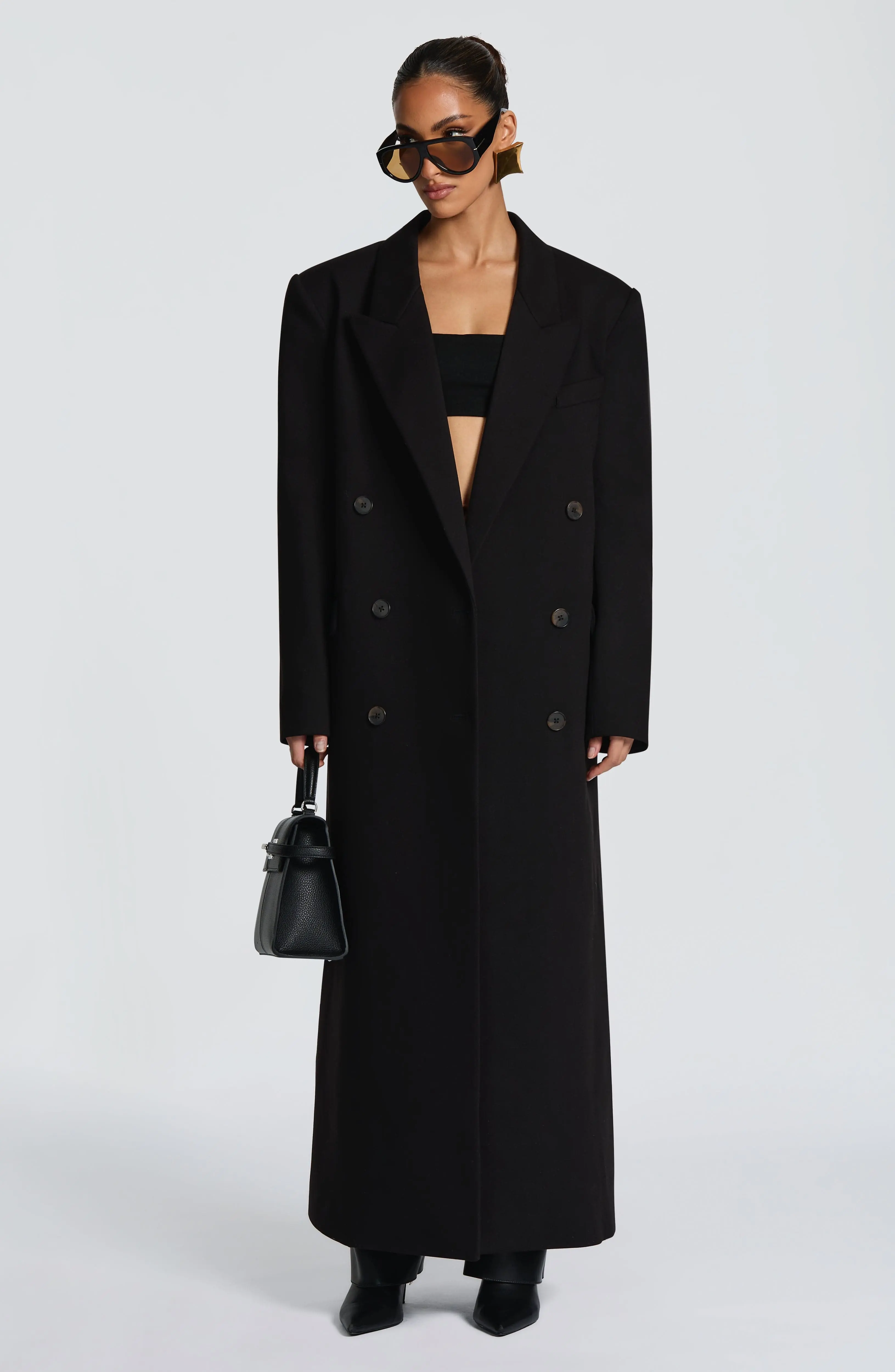 Michelle Coat - Black - Image 4