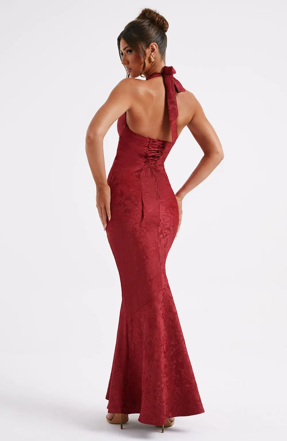 Josephine Maxi Dress - Red - Image 4
