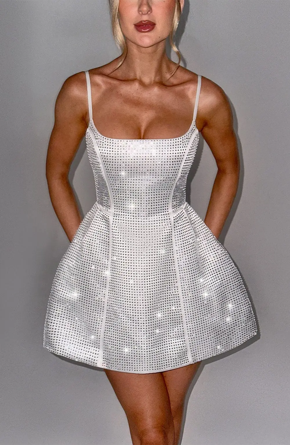 Emma Mini Dress - Ivory - Image 3