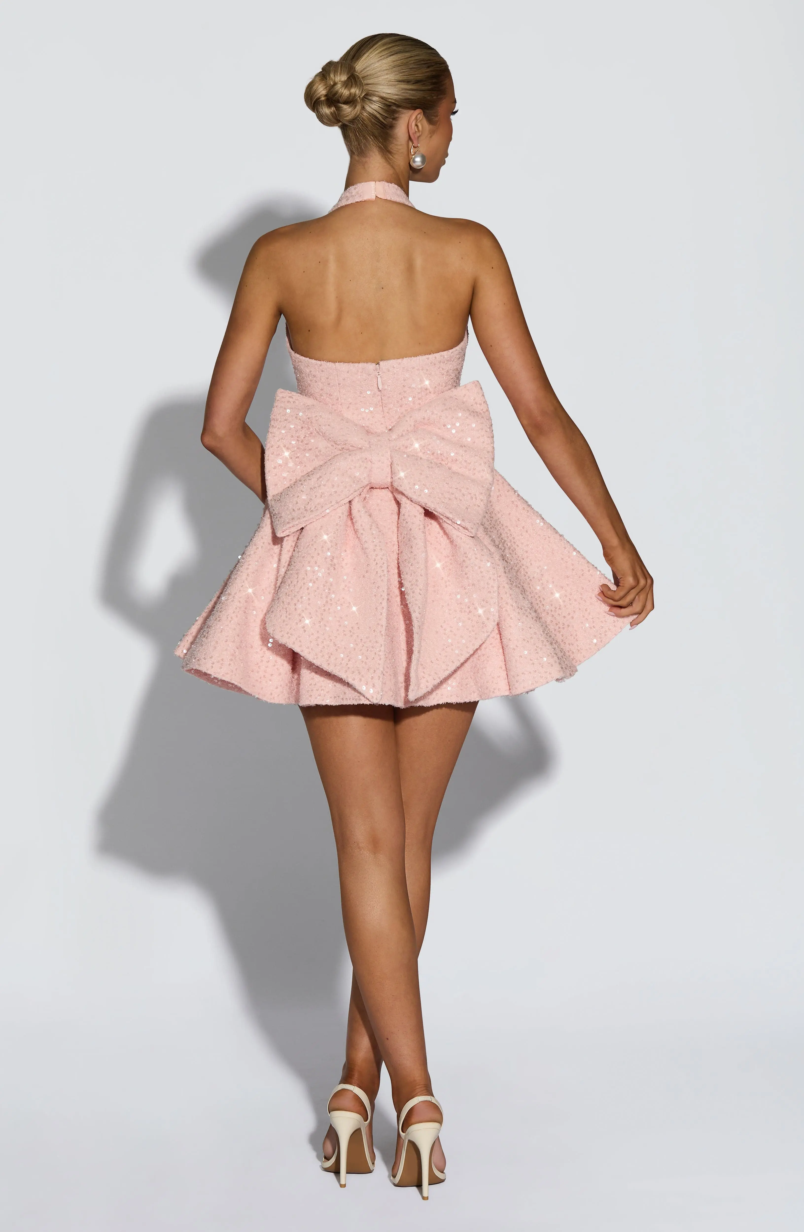 Talara Mini Dress - Blush - Image 6