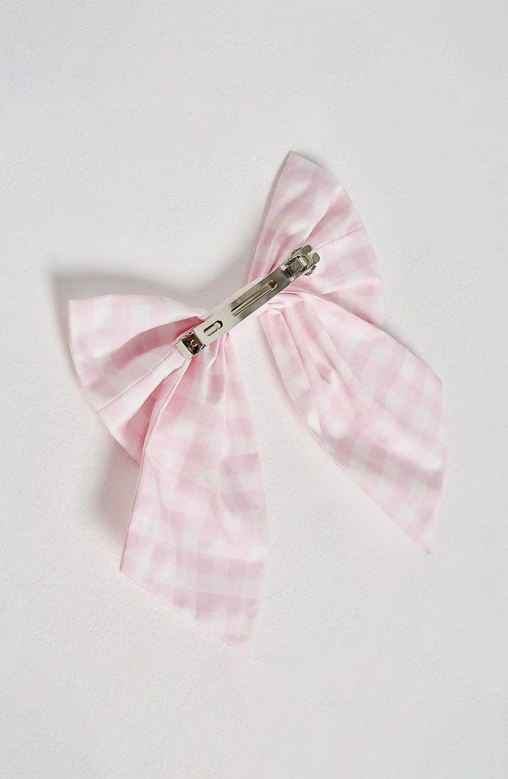 Mitzi Bow - Blush Gingham - Image 4