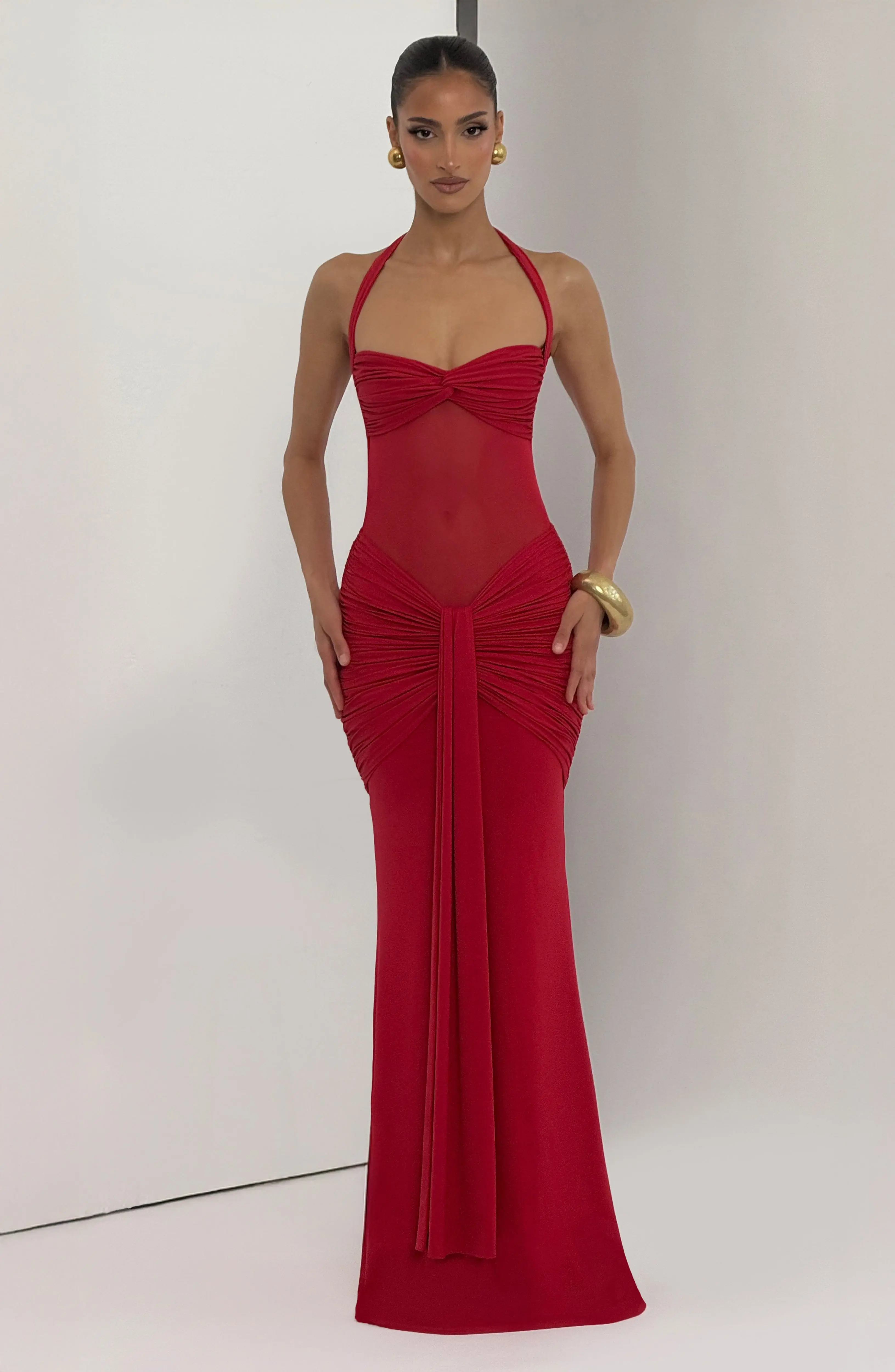 Vixen Maxi Dress - Red - Image 5