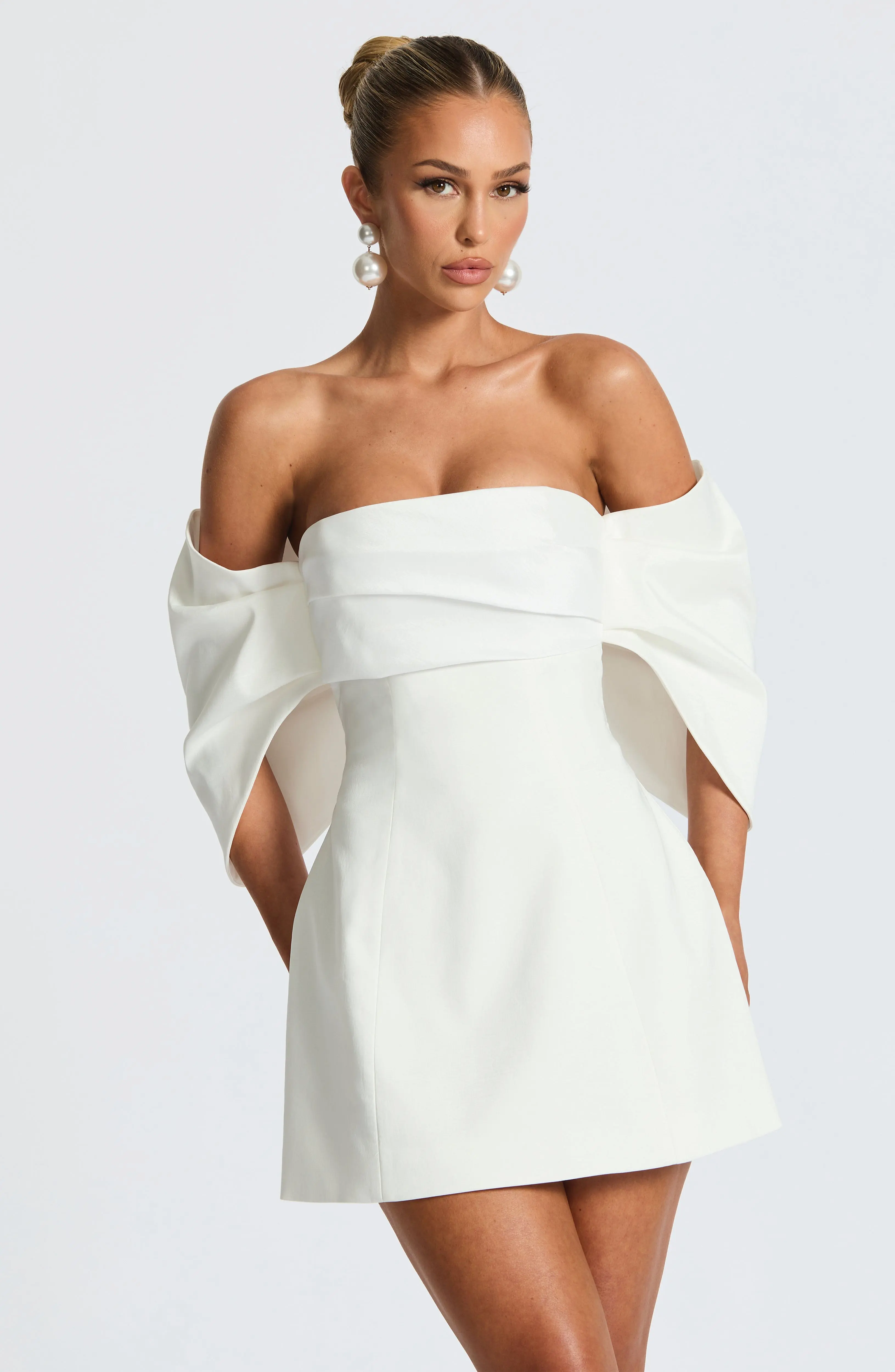 Briella Mini Dress - Ivory - Image 5
