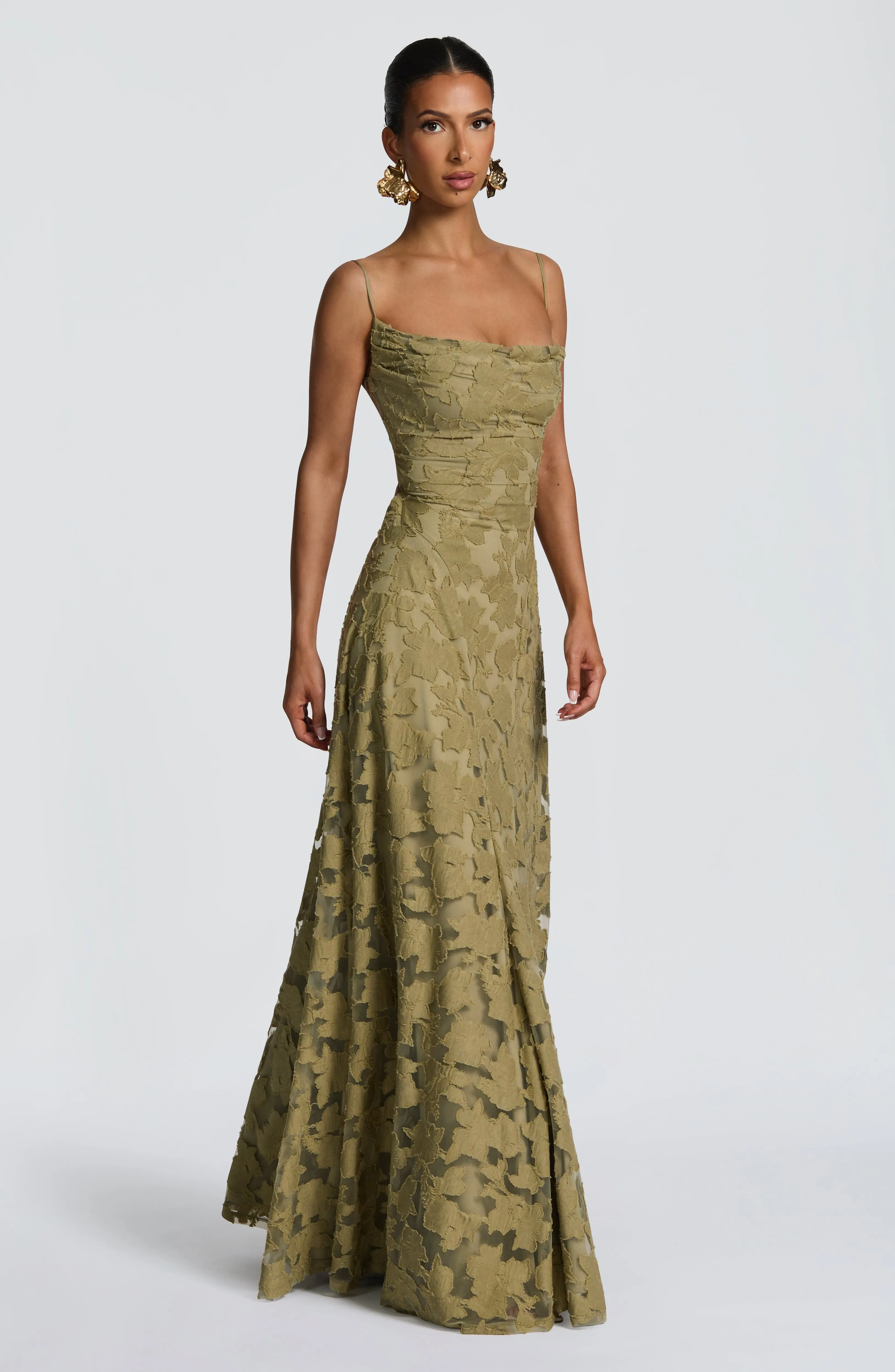 Francis Maxi Dress - Sage - Image 5