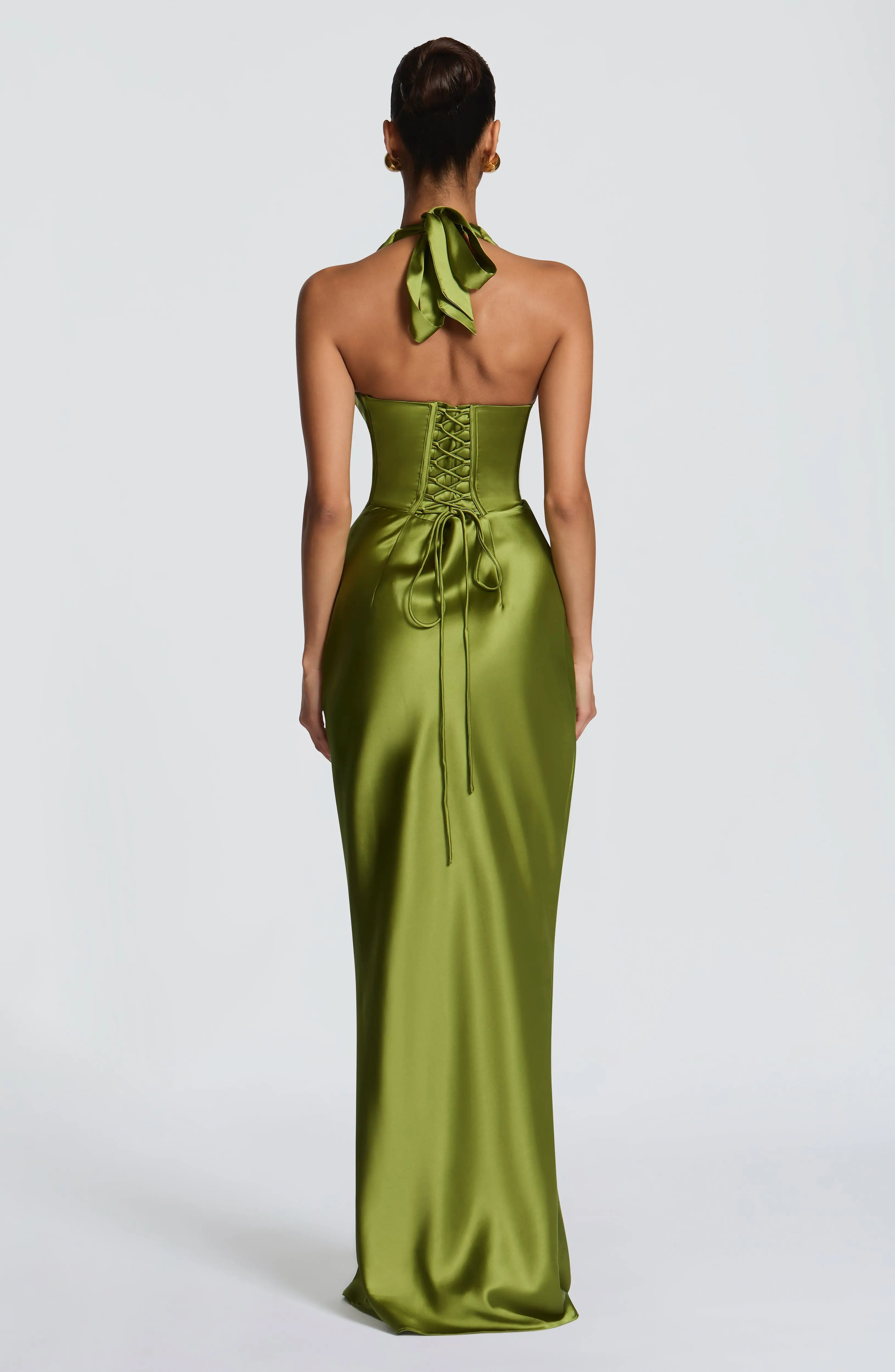 Elowen Maxi Dress - Olive - Image 2
