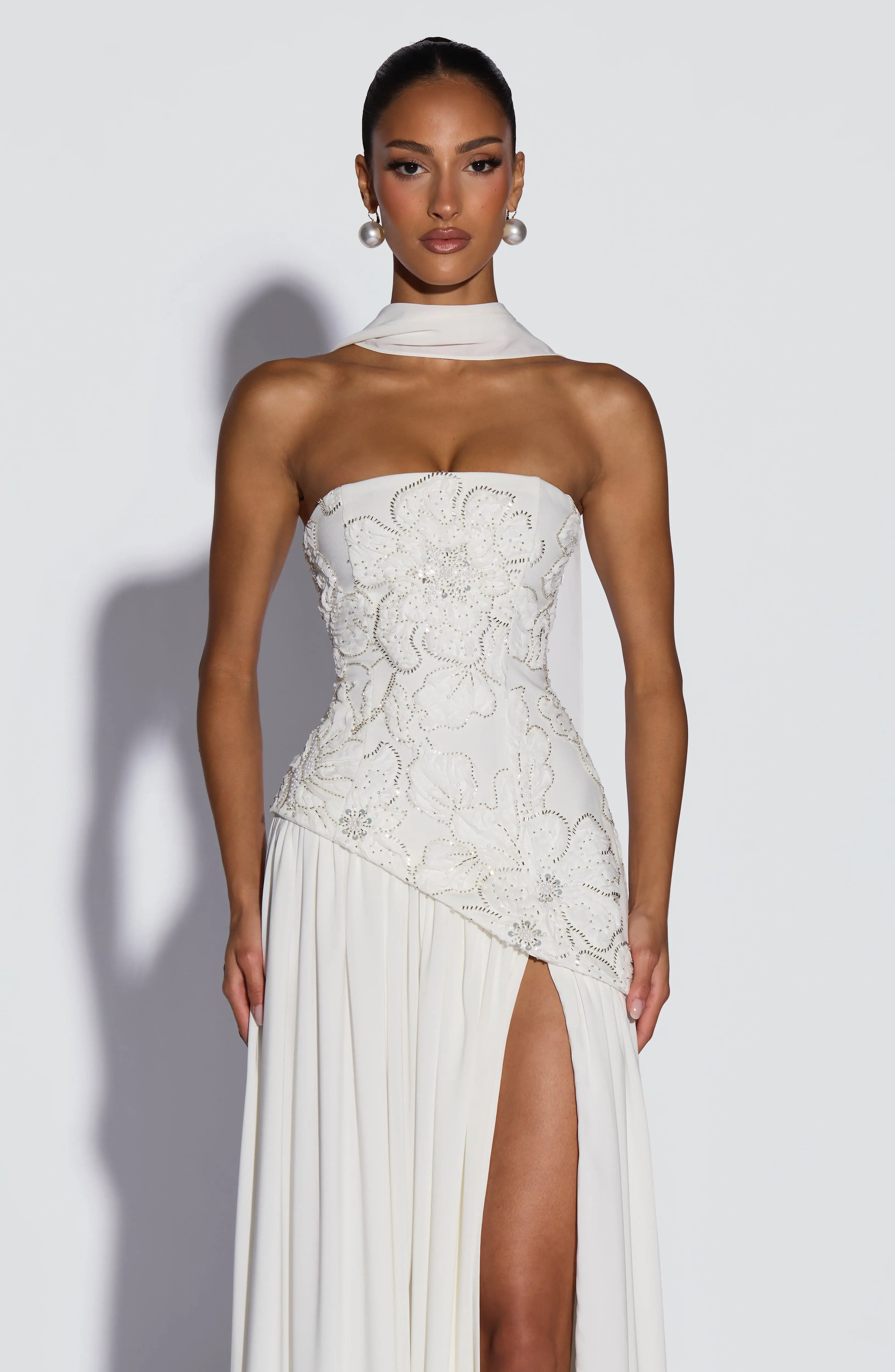 Anneliese Maxi Dress - Ivory - Image 16