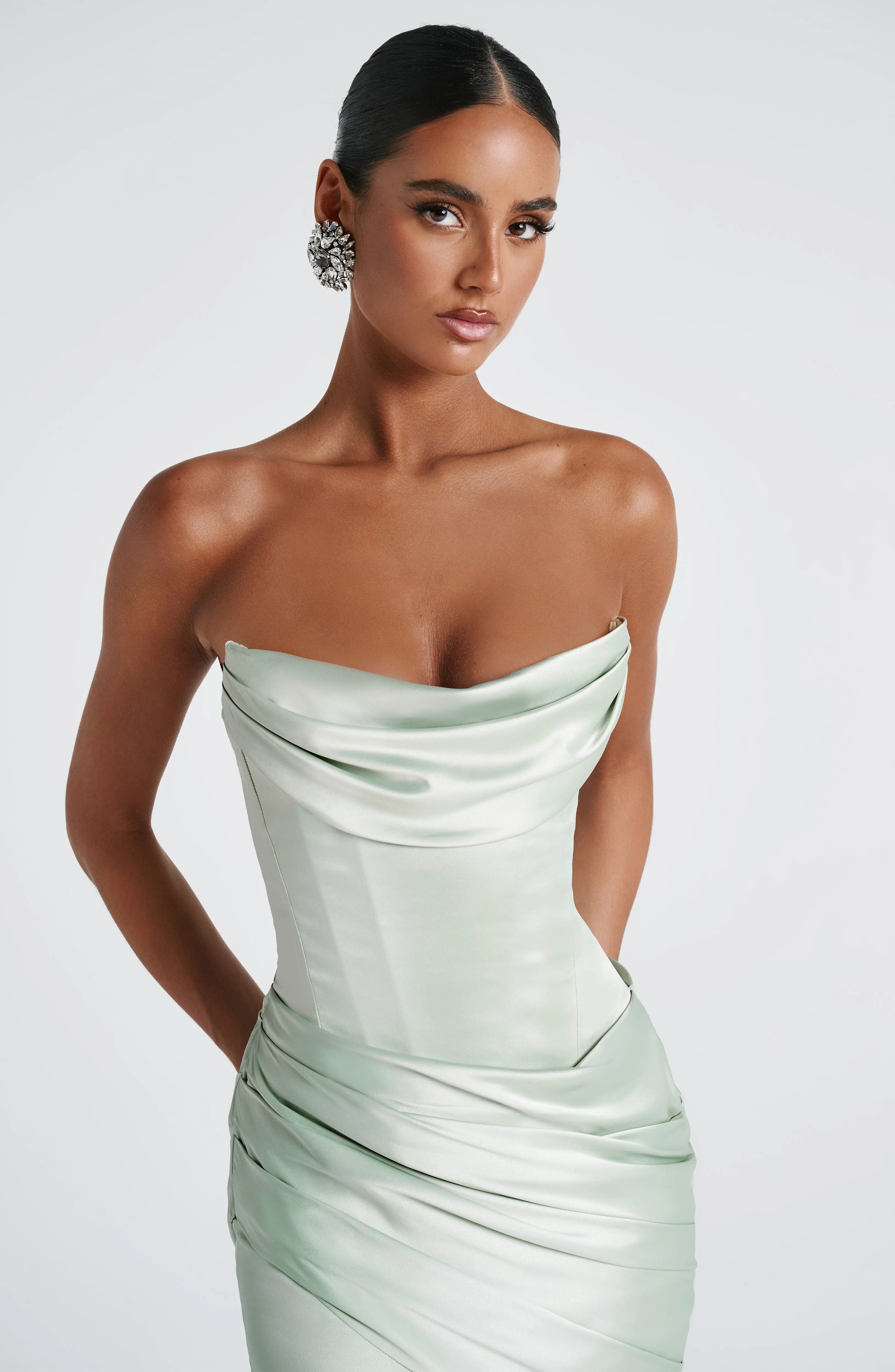 Kensington Maxi Dress - Mint - Image 12