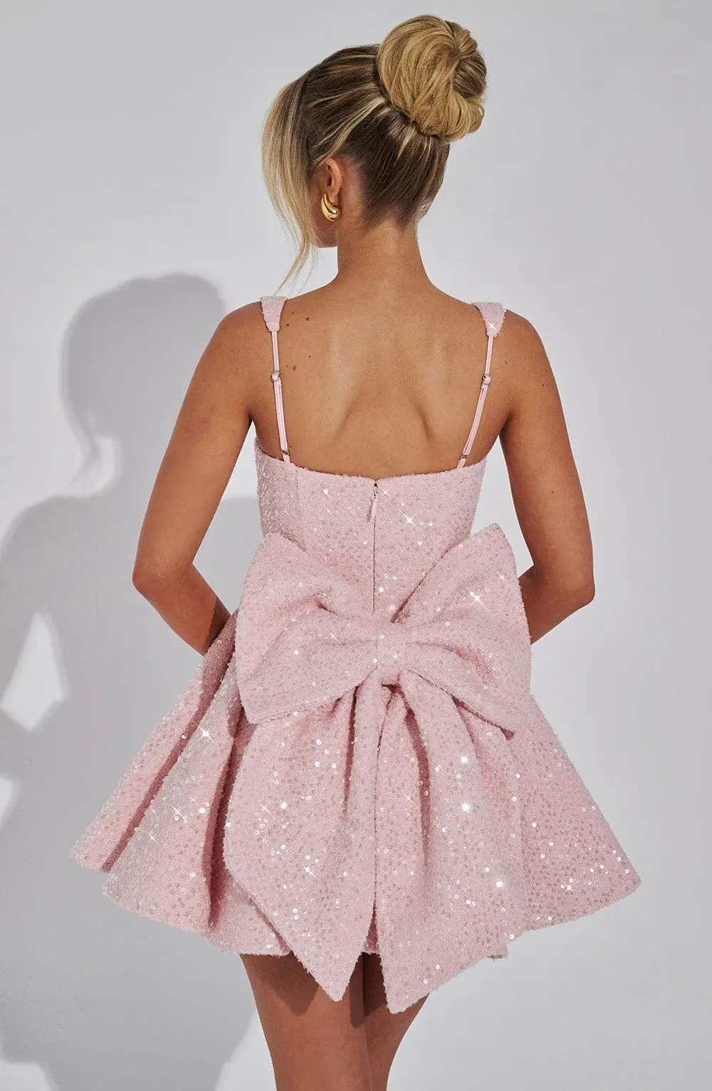 Dorothy Mini Dress - Blush - Image 2