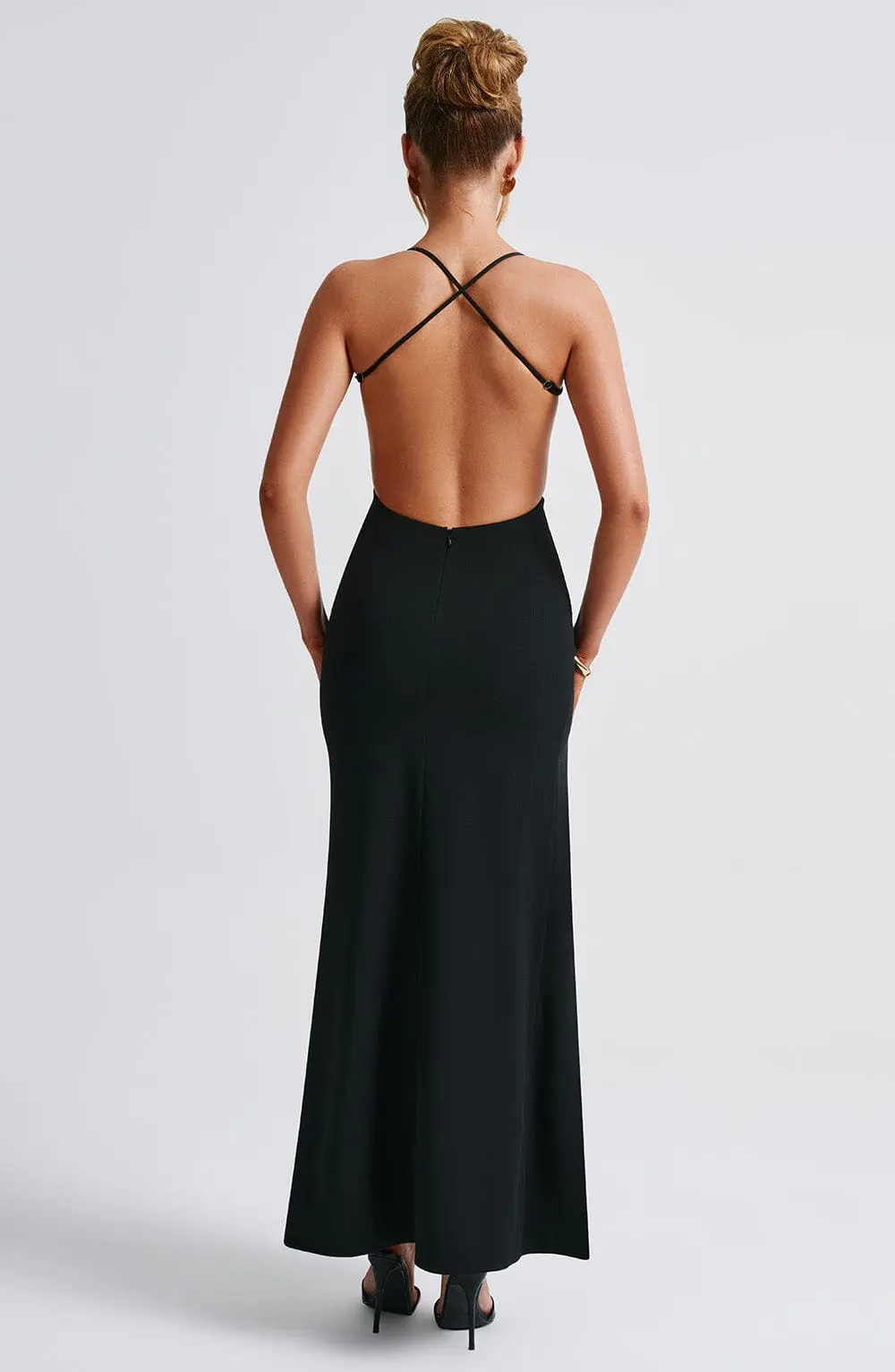 Beatrix Maxi Dress - Black - Image 10