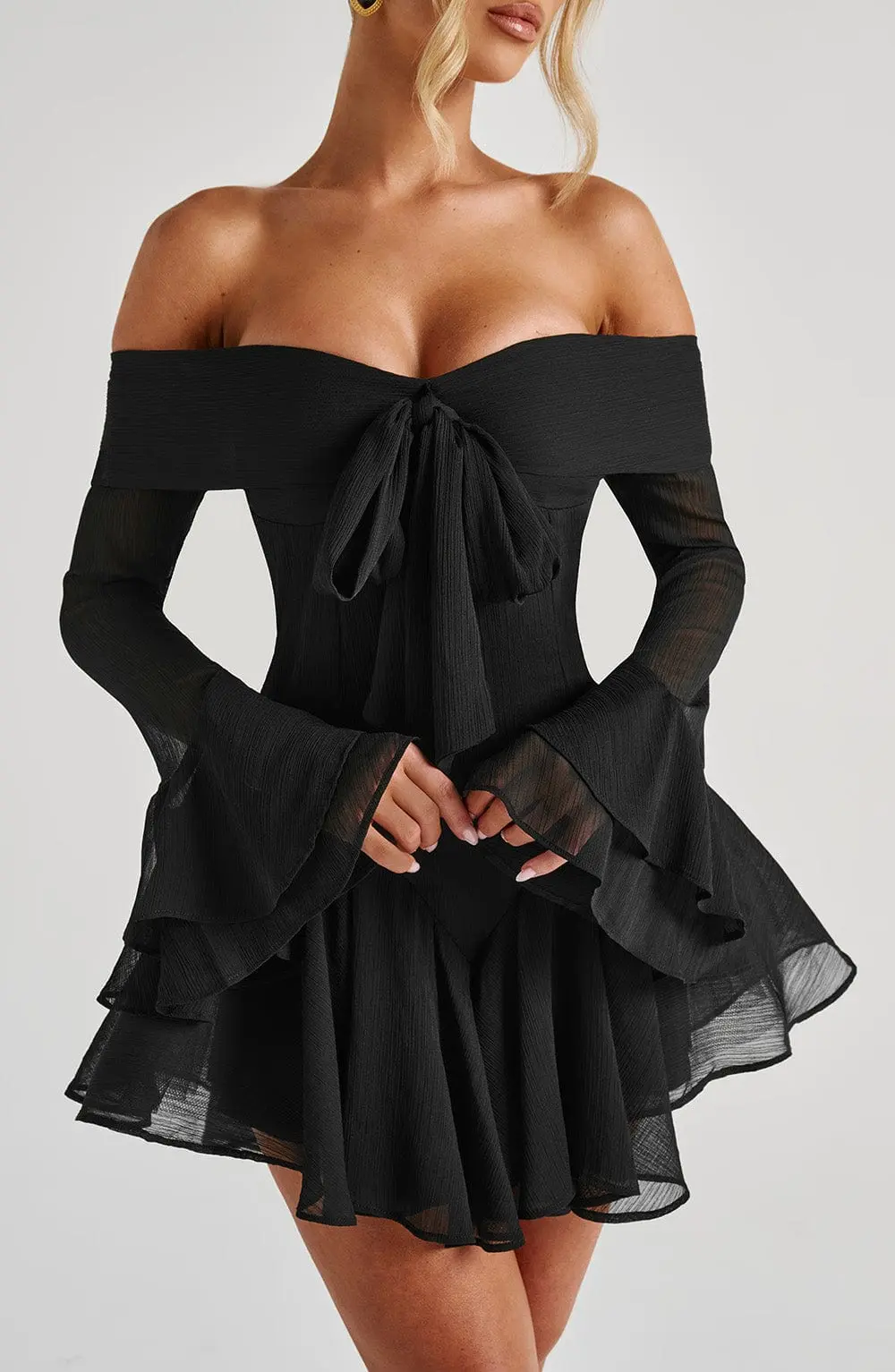 Nerissa Playsuit - Black - Image 7