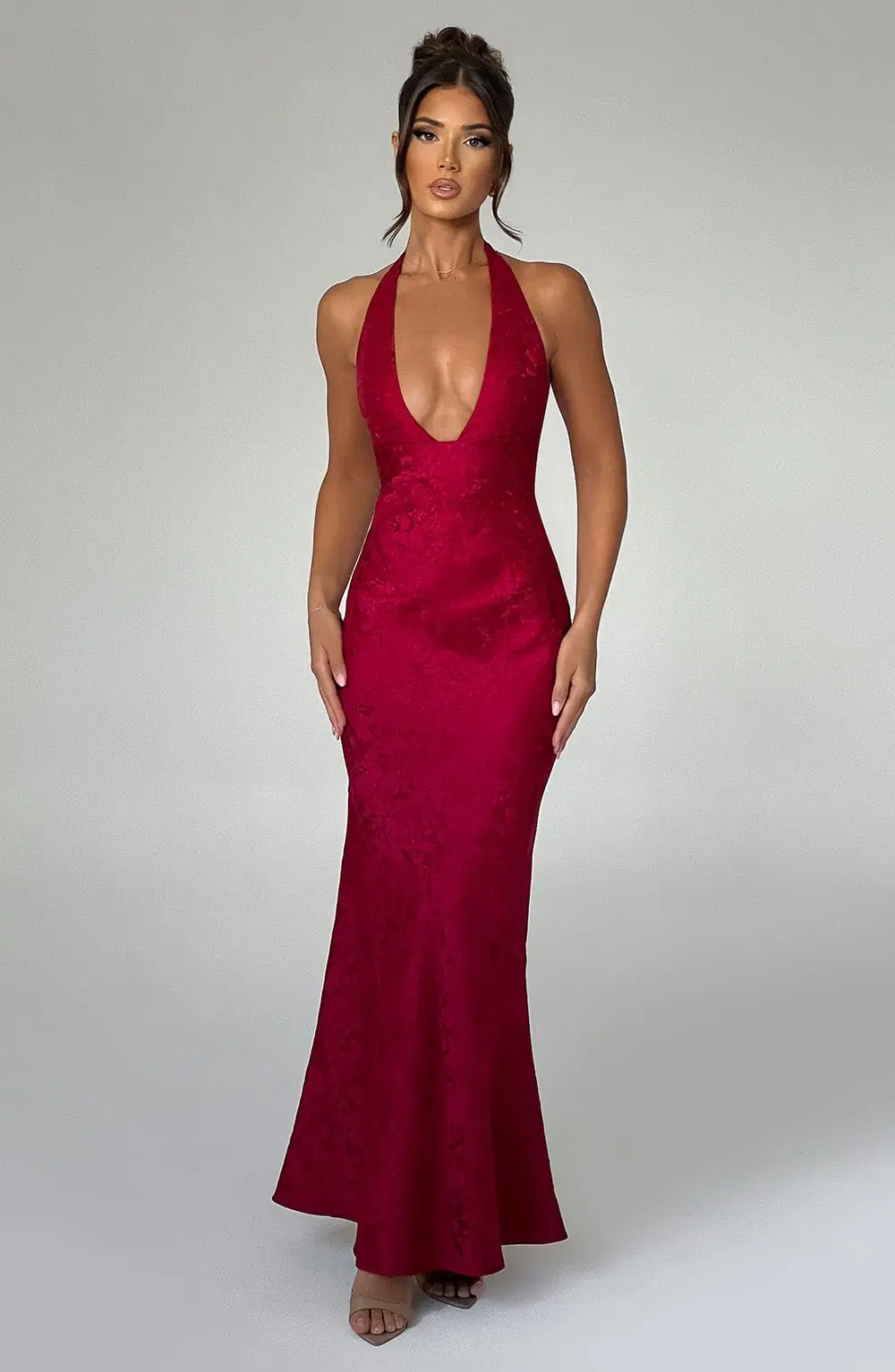 Josephine Maxi Dress - Red - Image 5