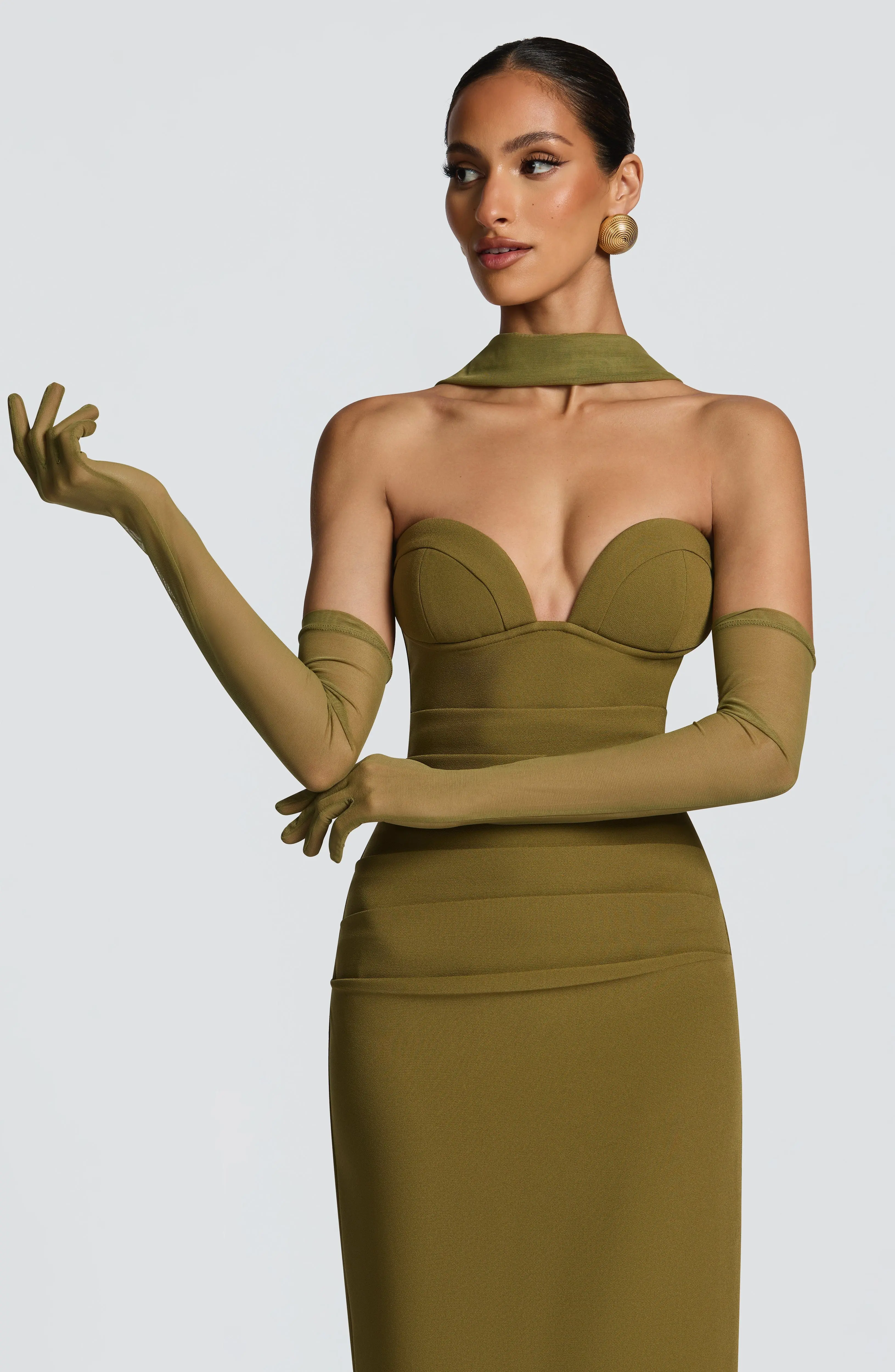 Eli Gloves - Deep Olive - Image 3