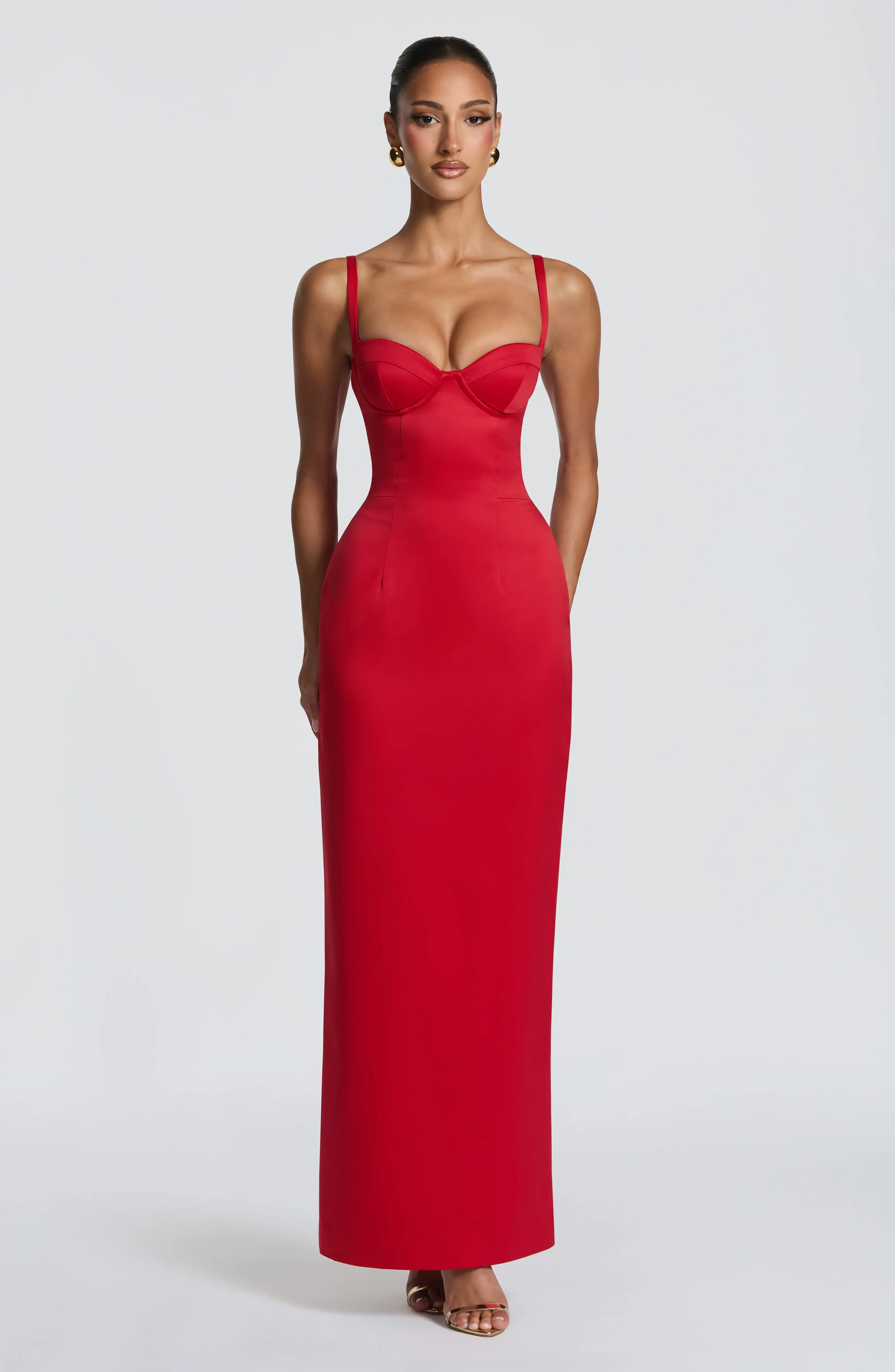 Bennett Maxi Dress - Red - Image 4