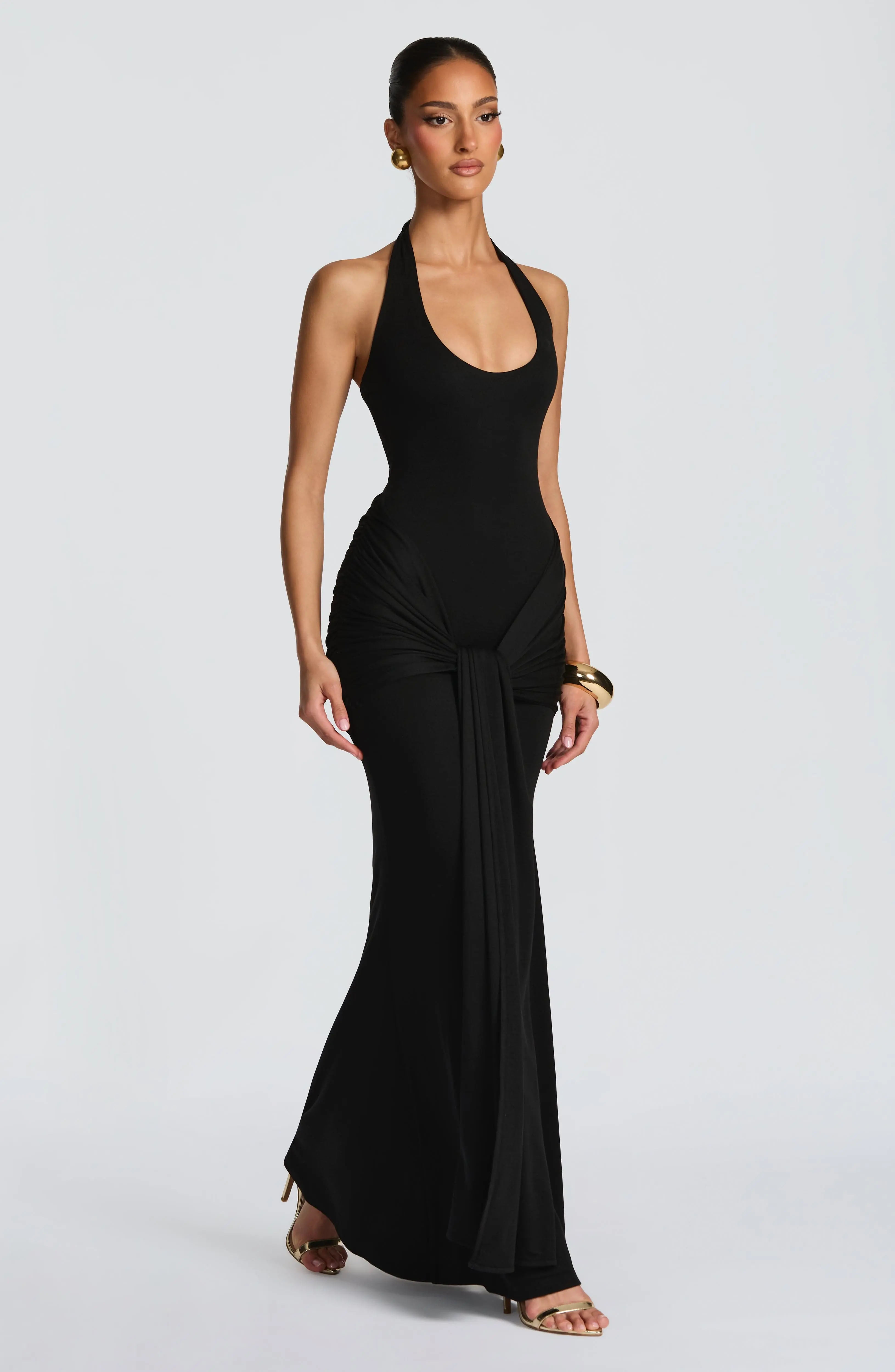 Veneda Maxi Dress - Black - Image 3