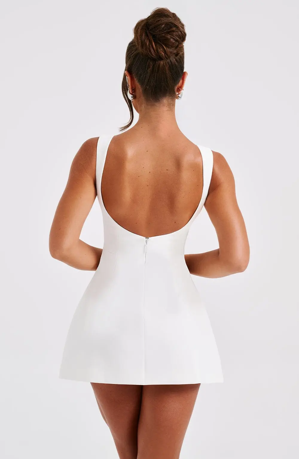 Alana Mini Dress - Ivory - Image 2
