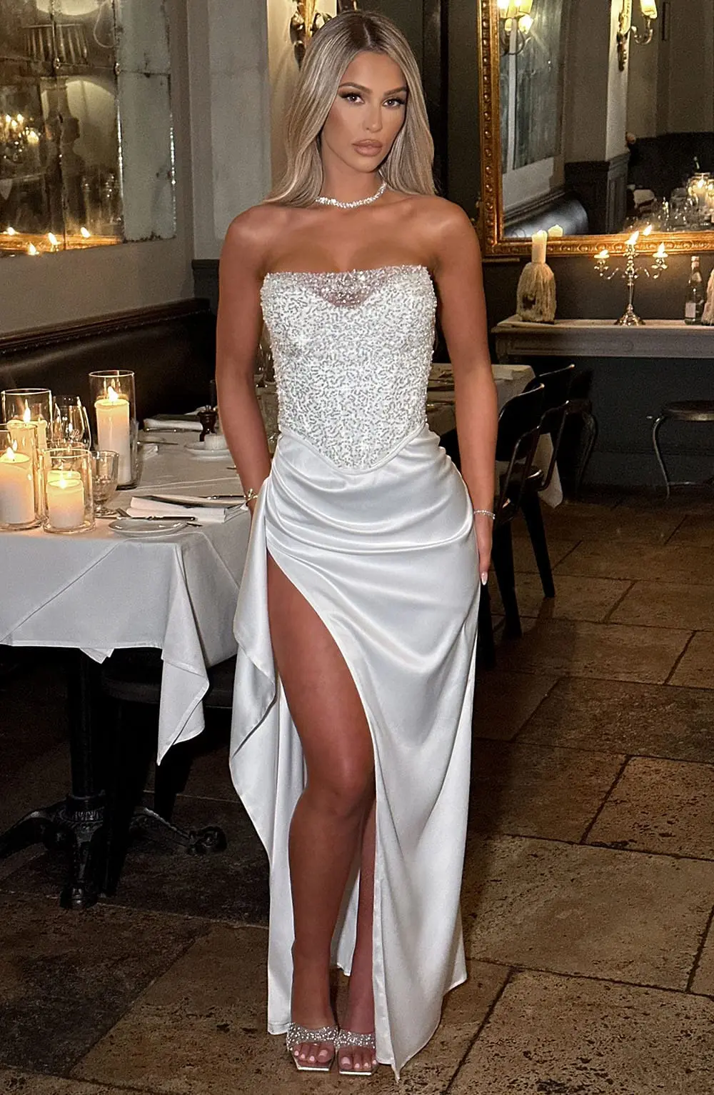 Emrielle Maxi Dress - Ivory - Image 13