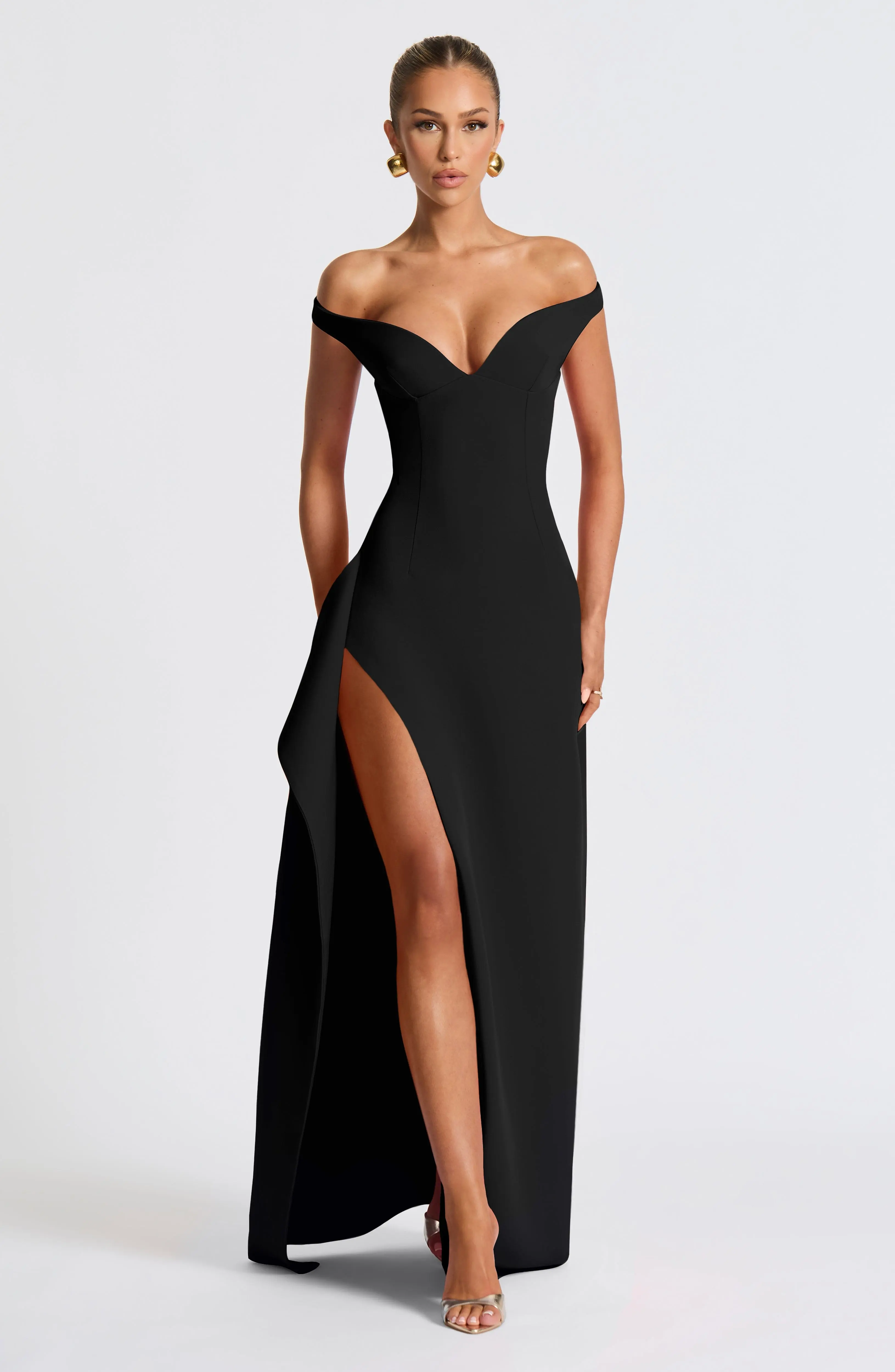 Khalesia Maxi Dress - Black - Image 4