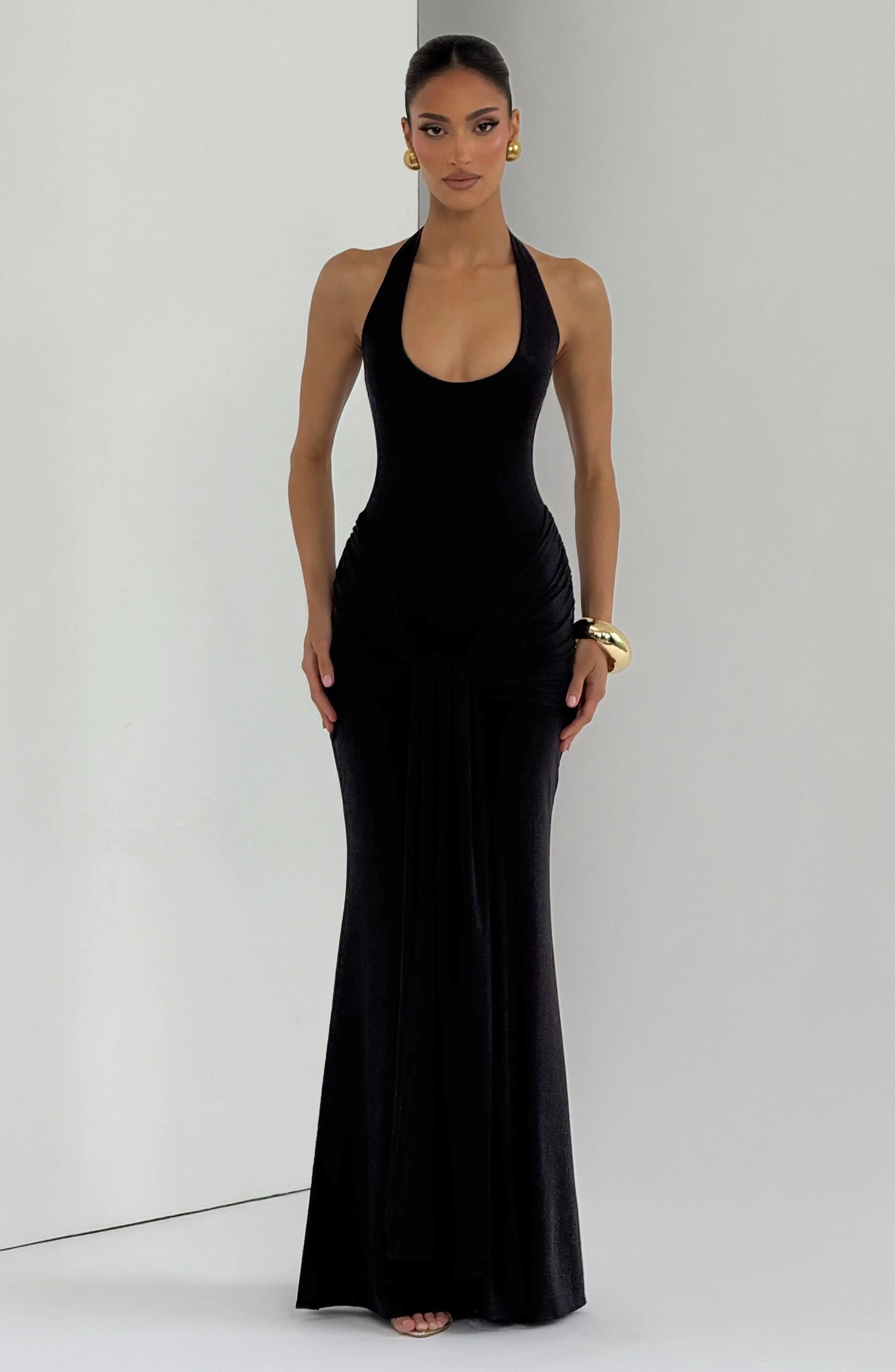 Veneda Maxi Dress - Black - Image 7