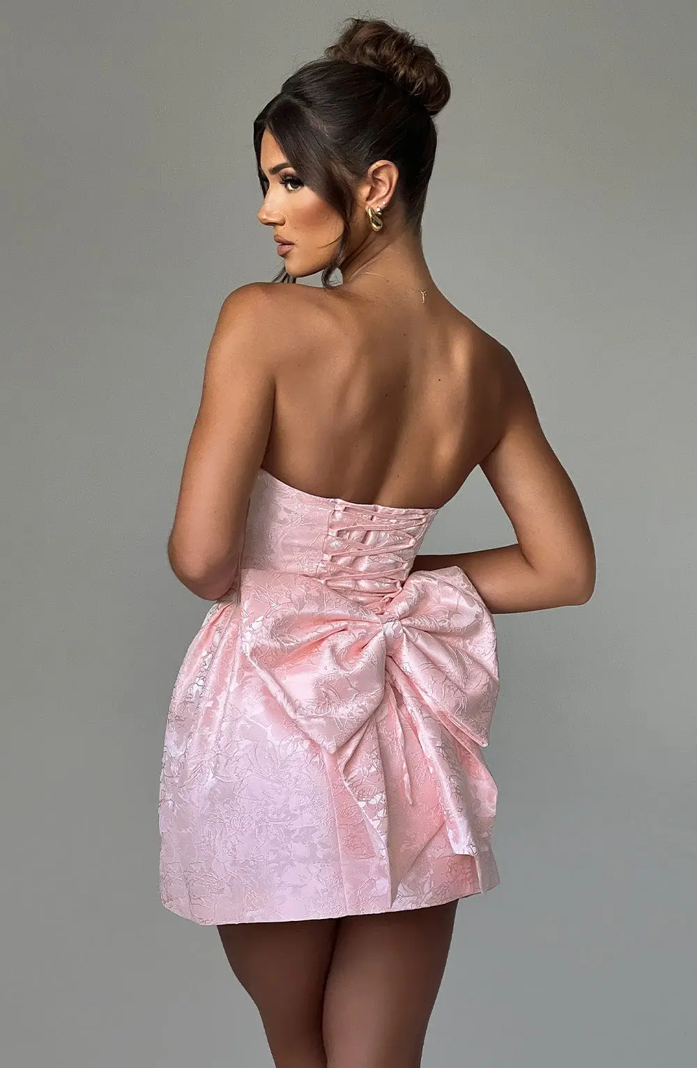Elenora Mini Dress - Blush - Image 4