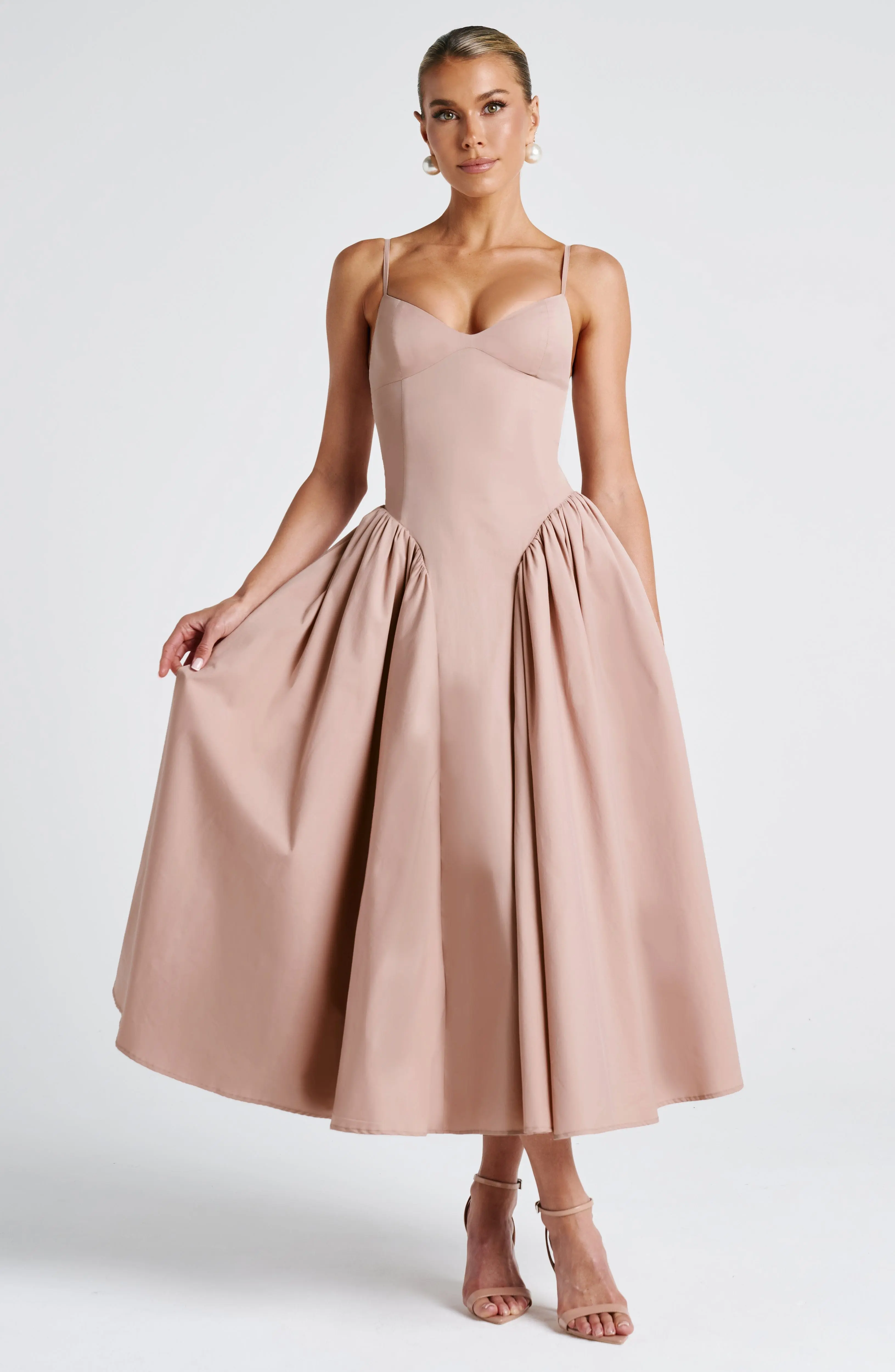 Emerson Midi Dress - Clay - Image 7