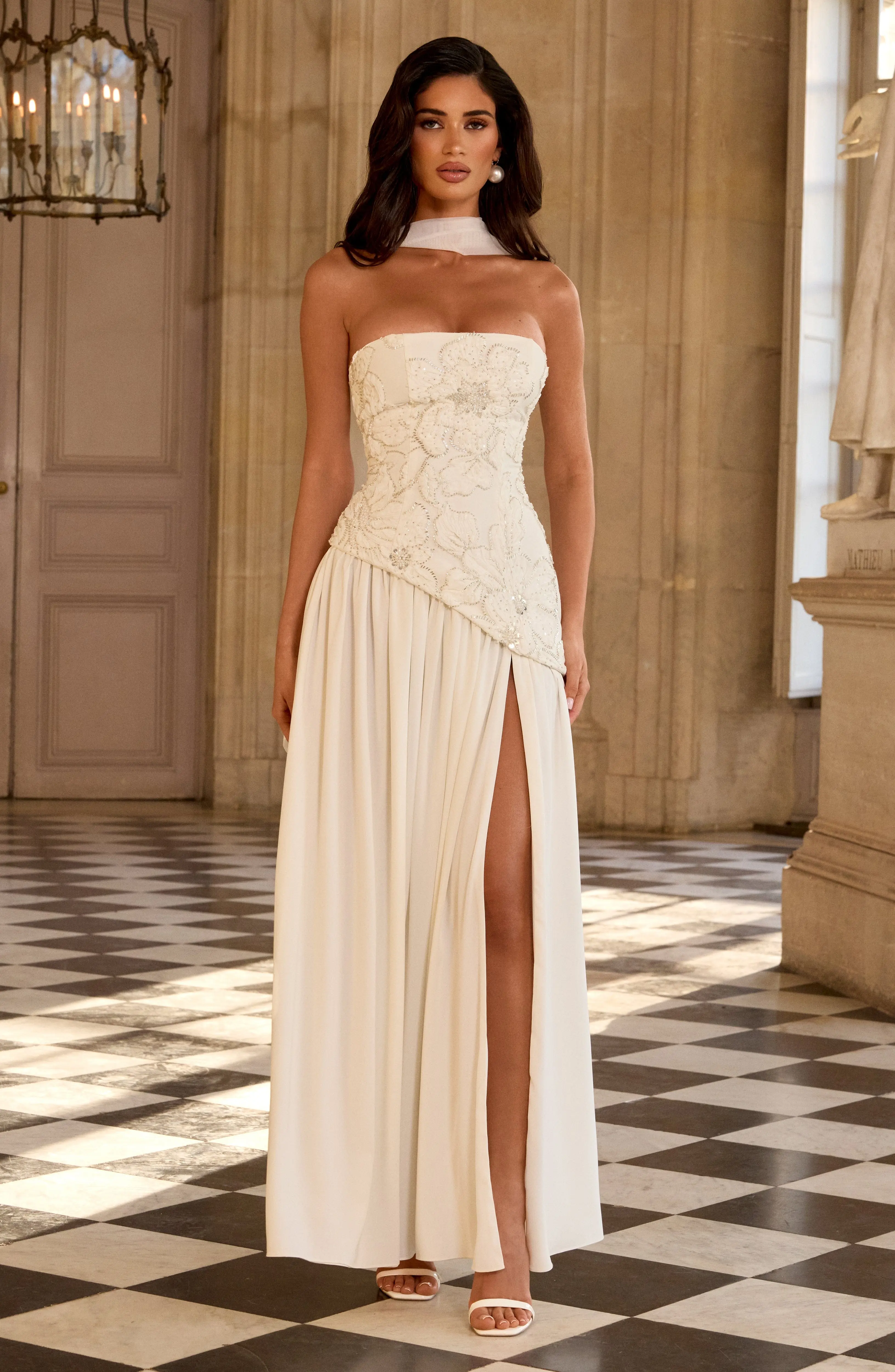Anneliese Maxi Dress - Ivory - Image 2