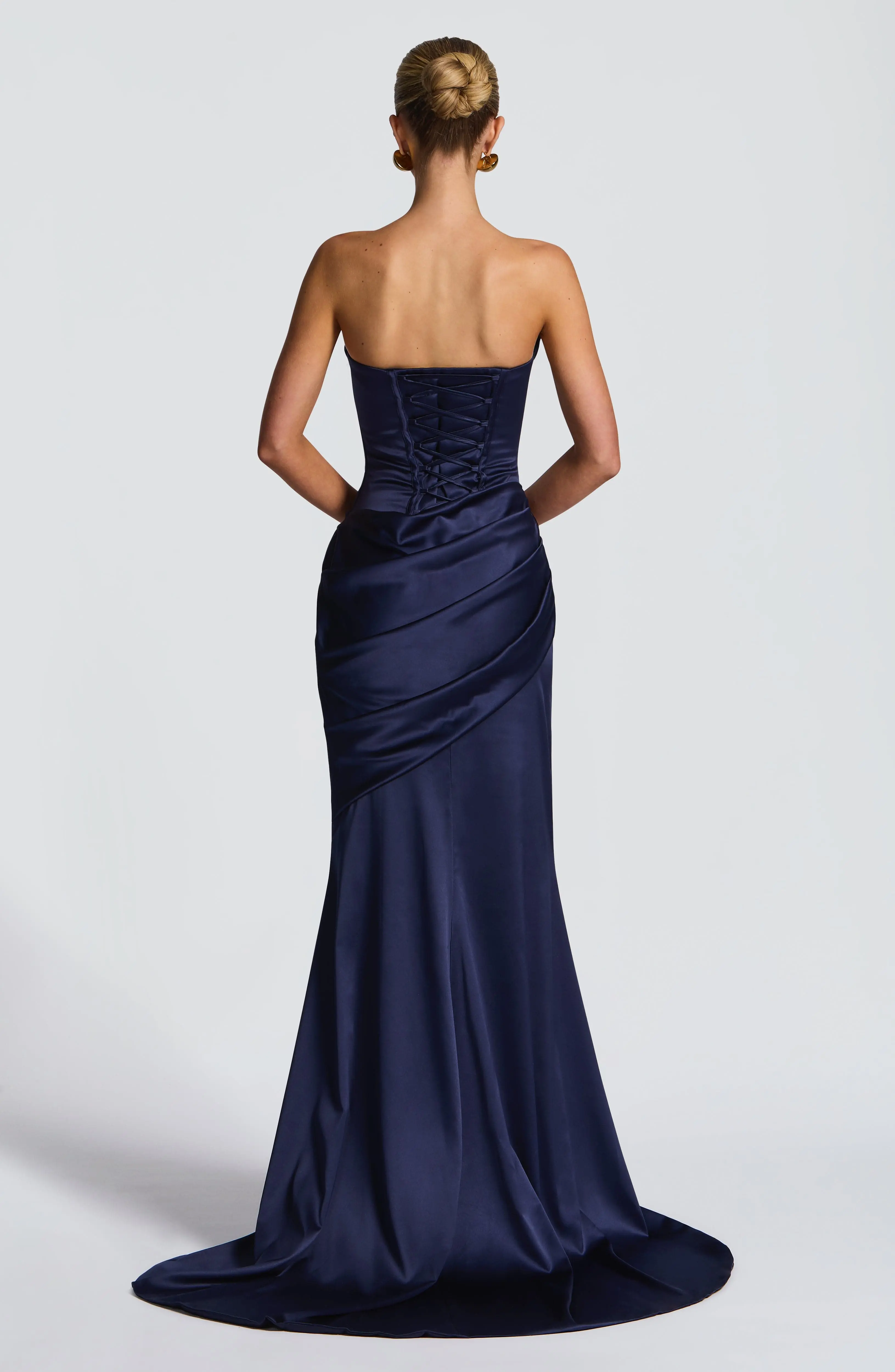 Kensington Maxi Dress - Navy - Image 2