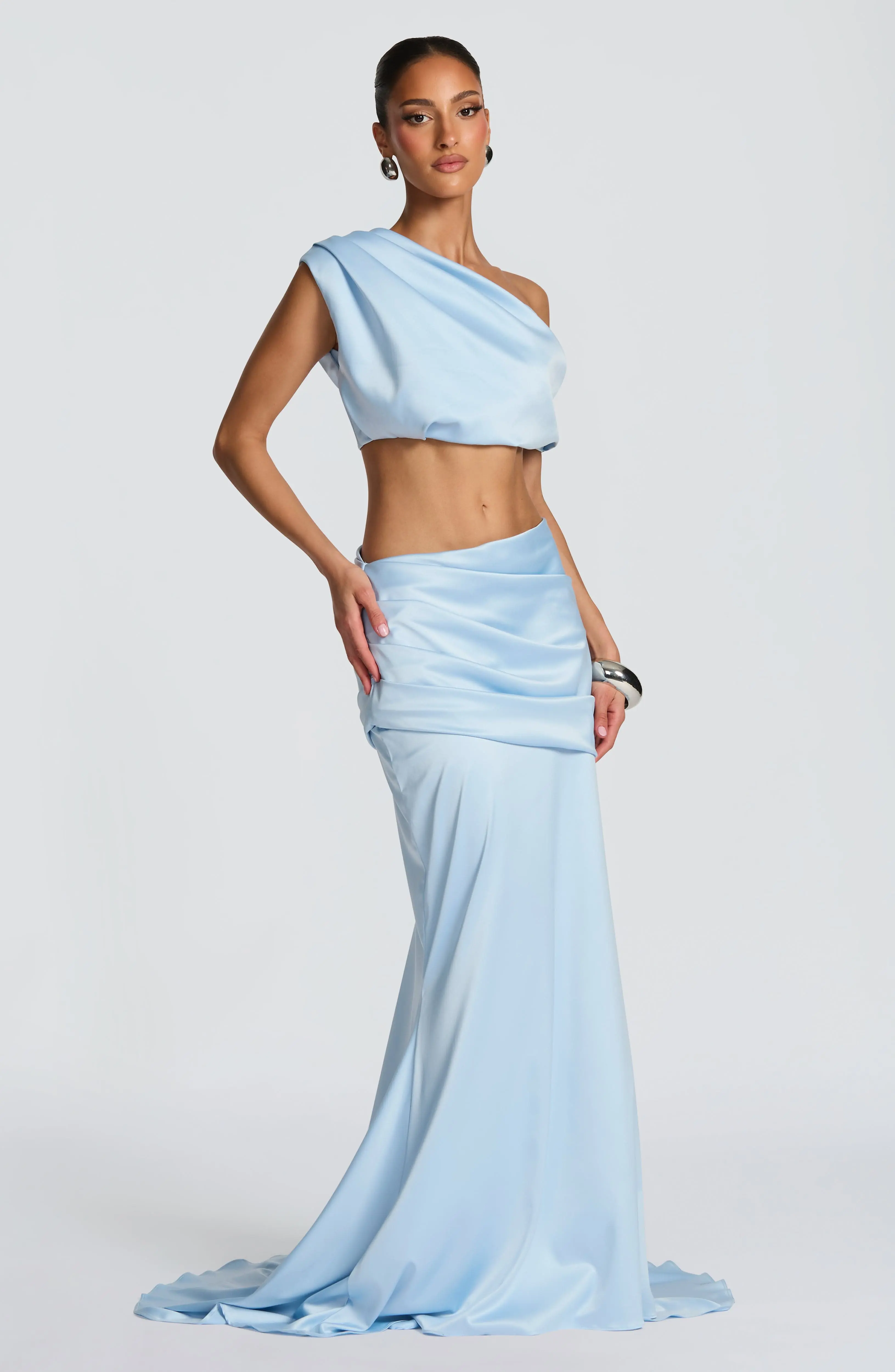 Claudette Maxi Skirt - Glacier Blue - Image 5